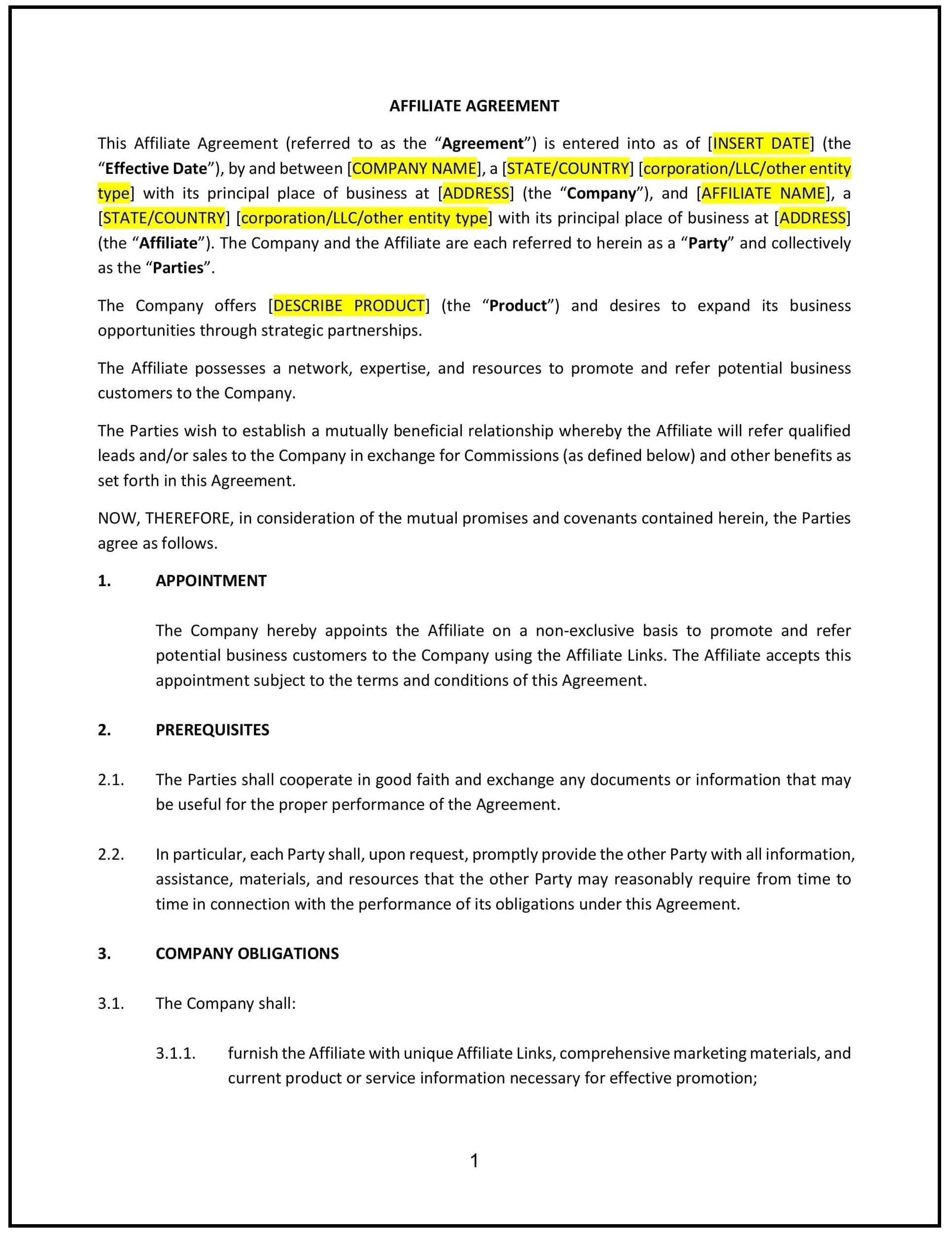 Affiliate-Agreement--California--1-1