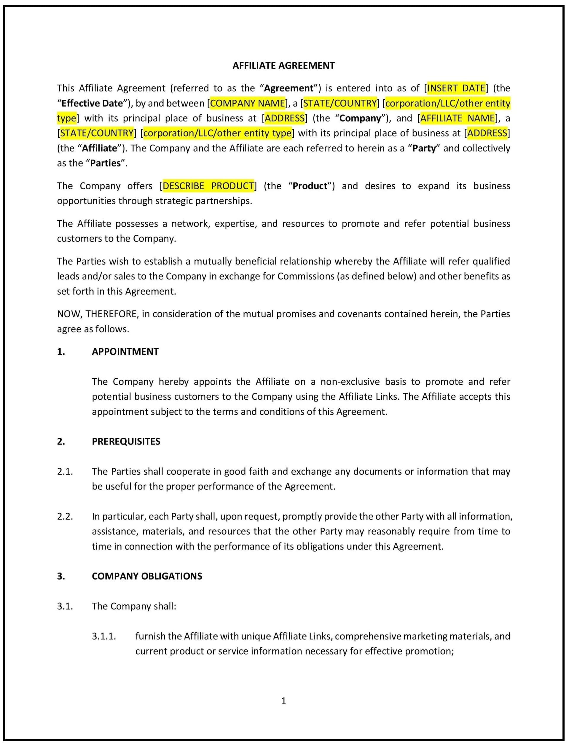 Affiliate-Agreement--West-Virginia--1-1