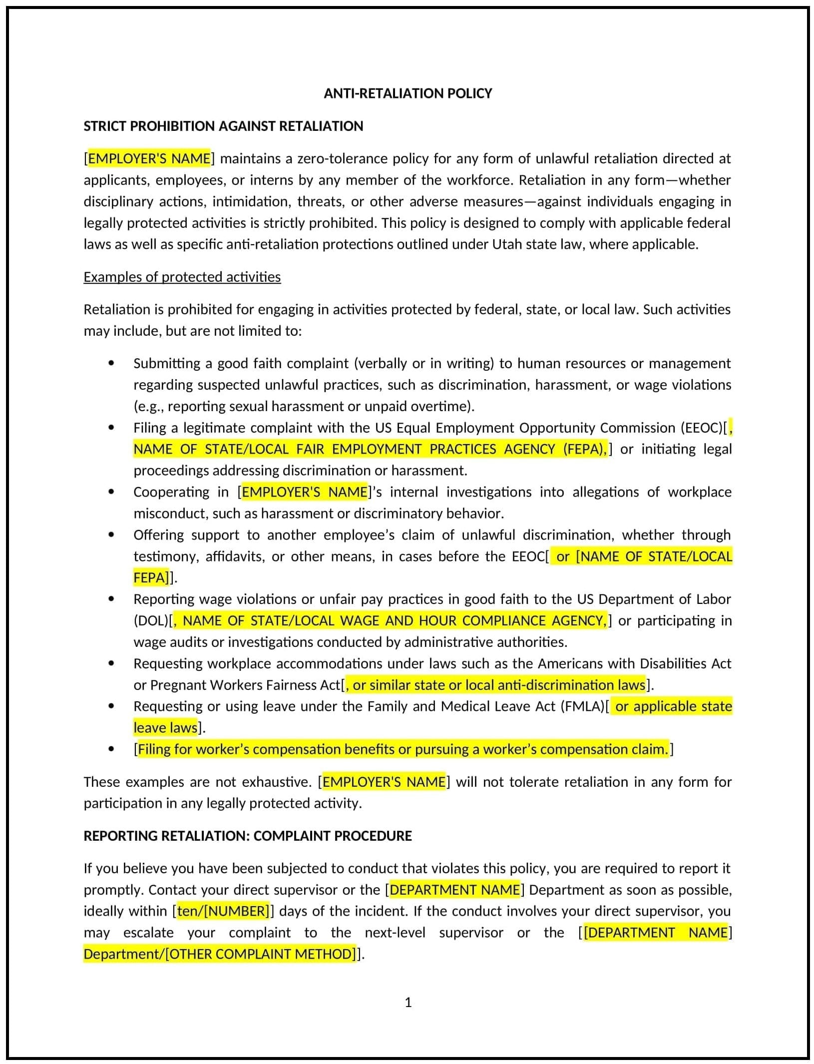 Anti-Retaliation-Policy--Utah--1-1-1