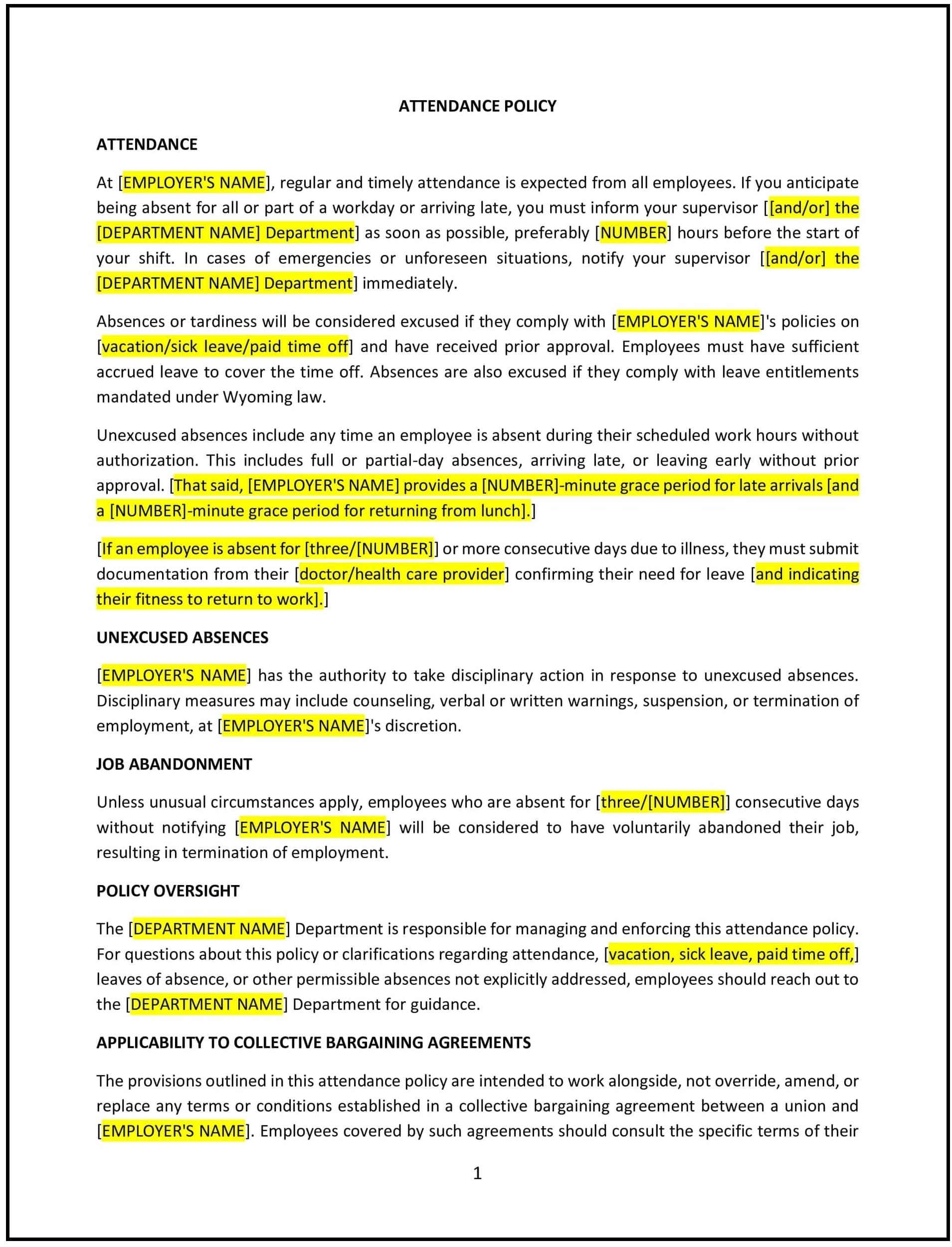 Attendance-Policy--Wyoming--1-1