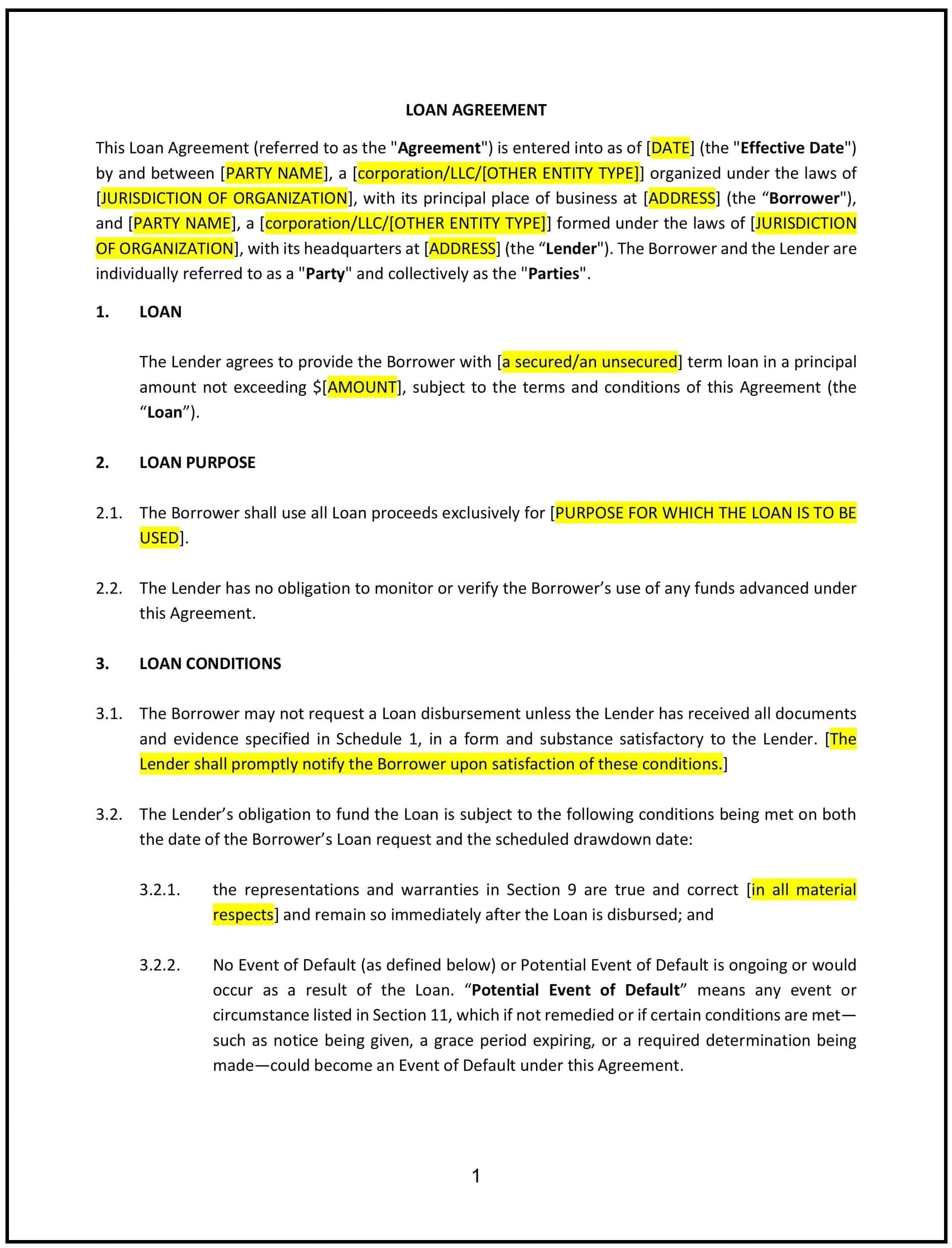 Business-Loan-Agreement--Florida--1-1