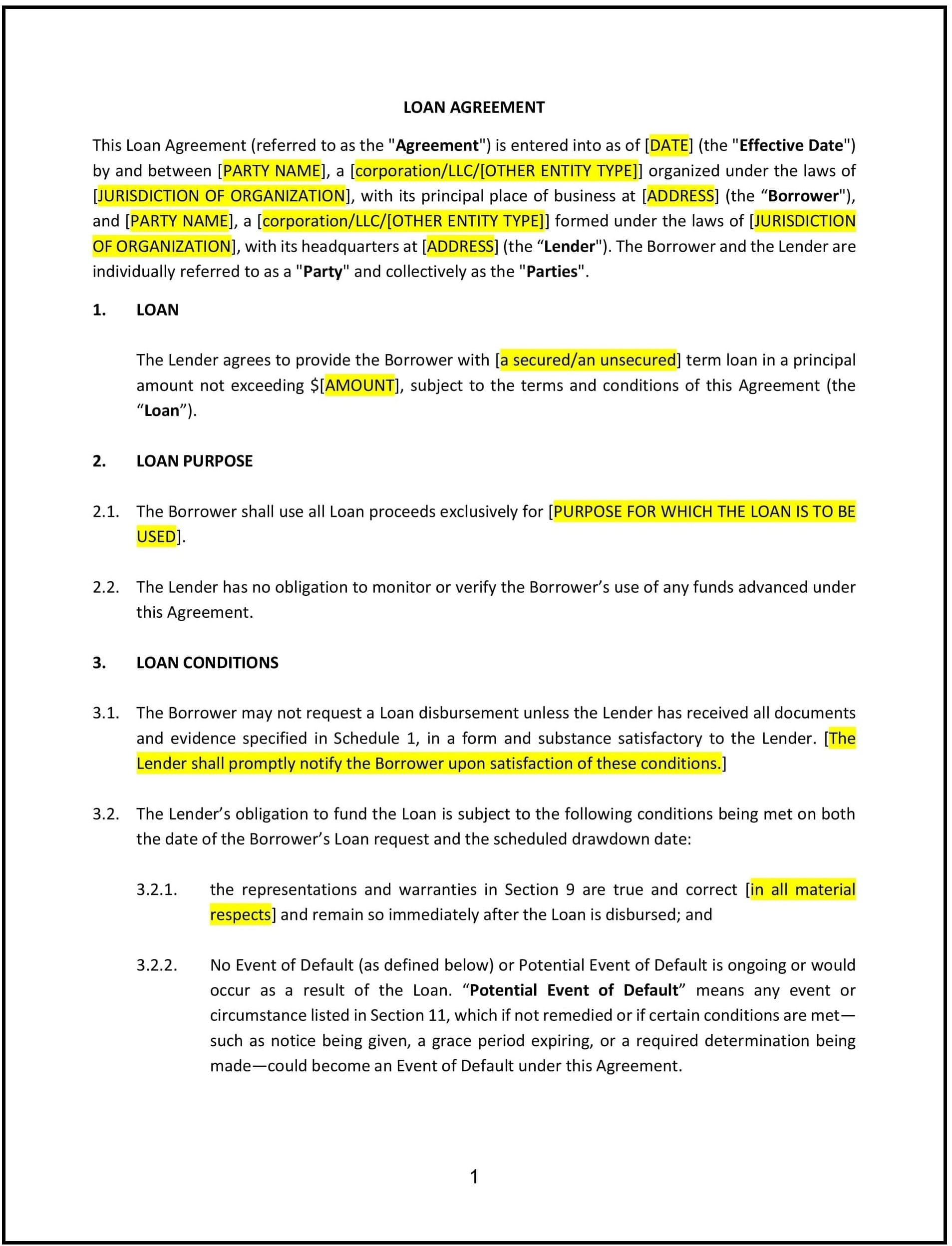 Business-Loan-Agreement--Nevada--1-1