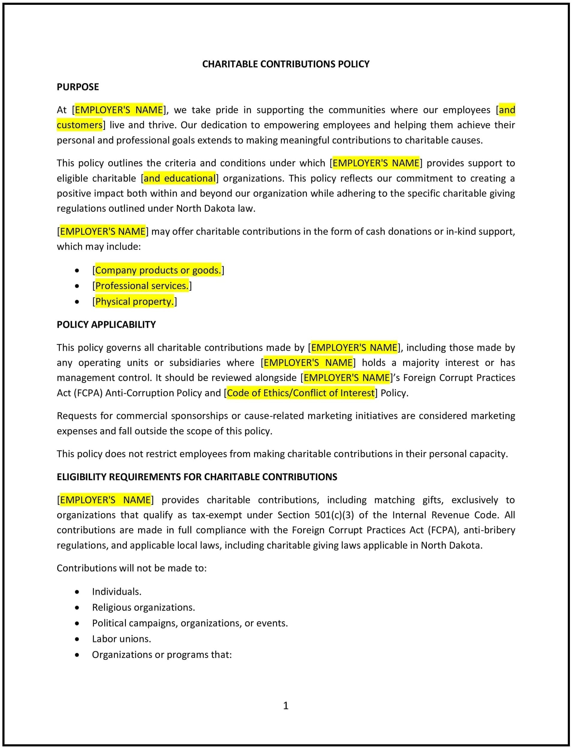 Charitable-Contributions-Policy--North-Dakota--1-1