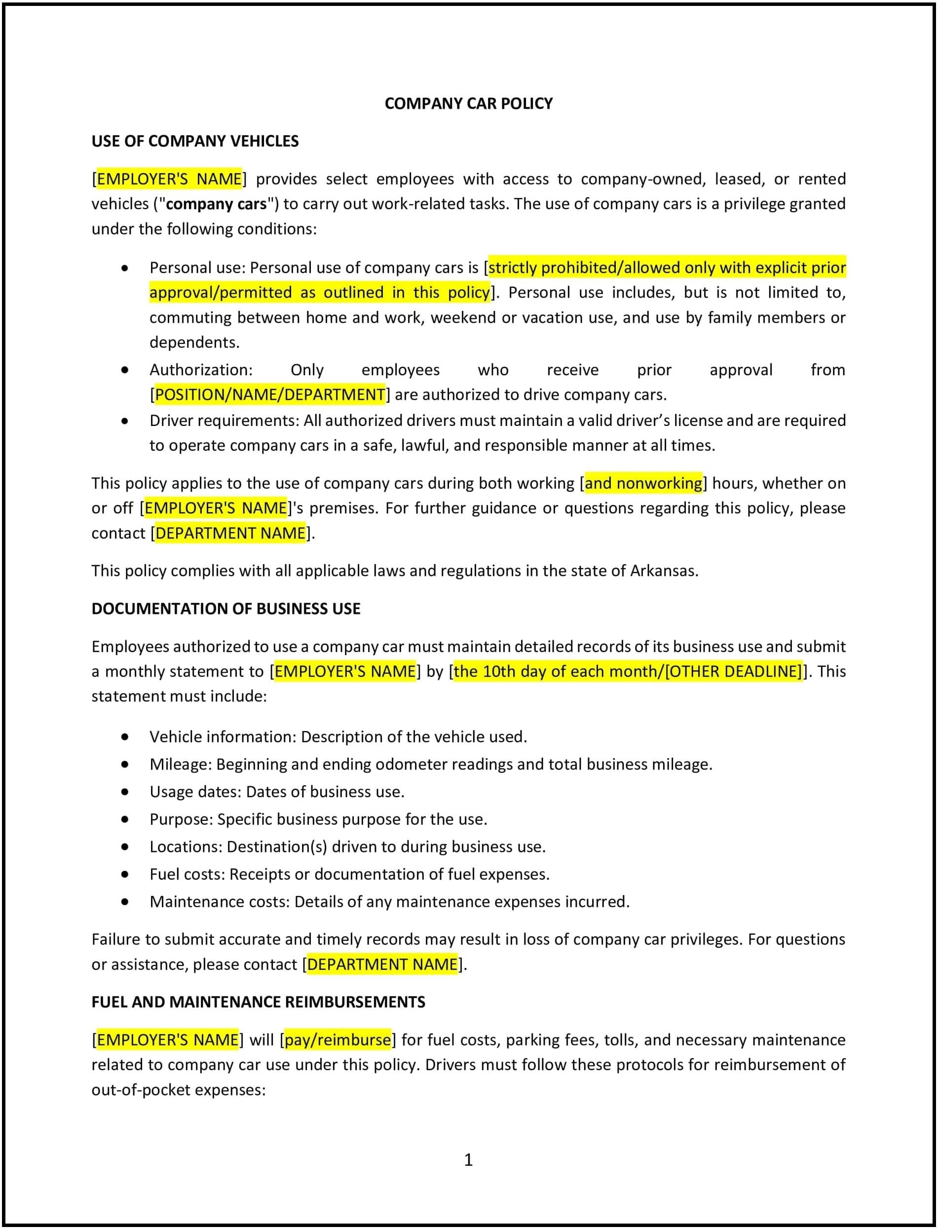 Company-Car-Policy--Arkansas--1-1