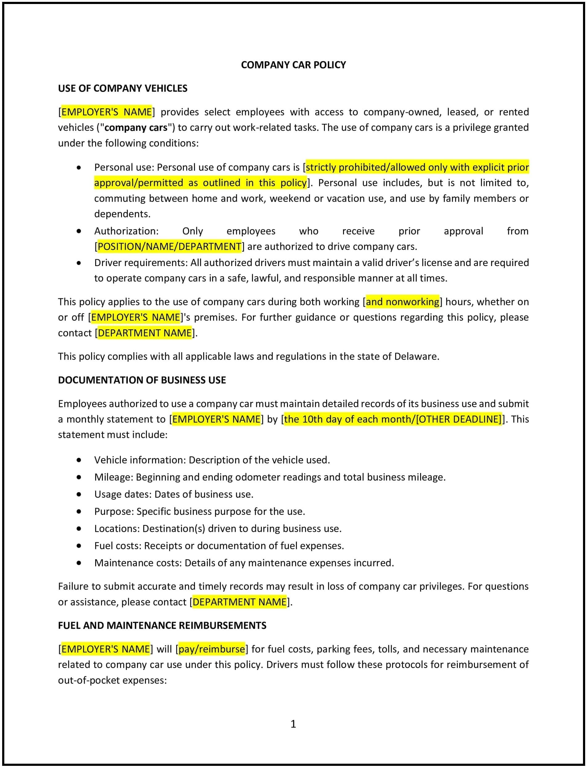 Company-Car-Policy--Delaware--1-1