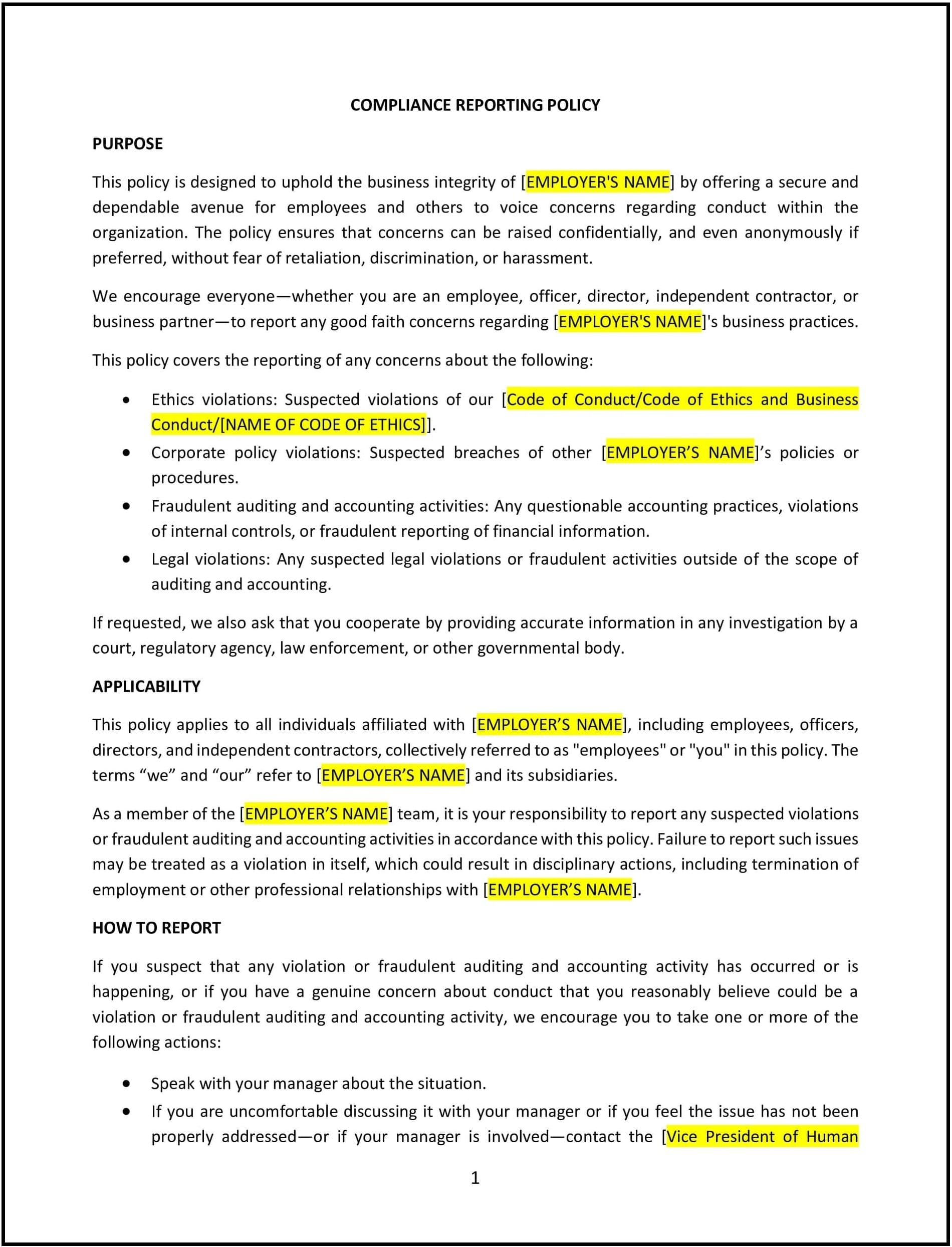 Compliance-Reporting-Policy--New-Hampshire--1-1