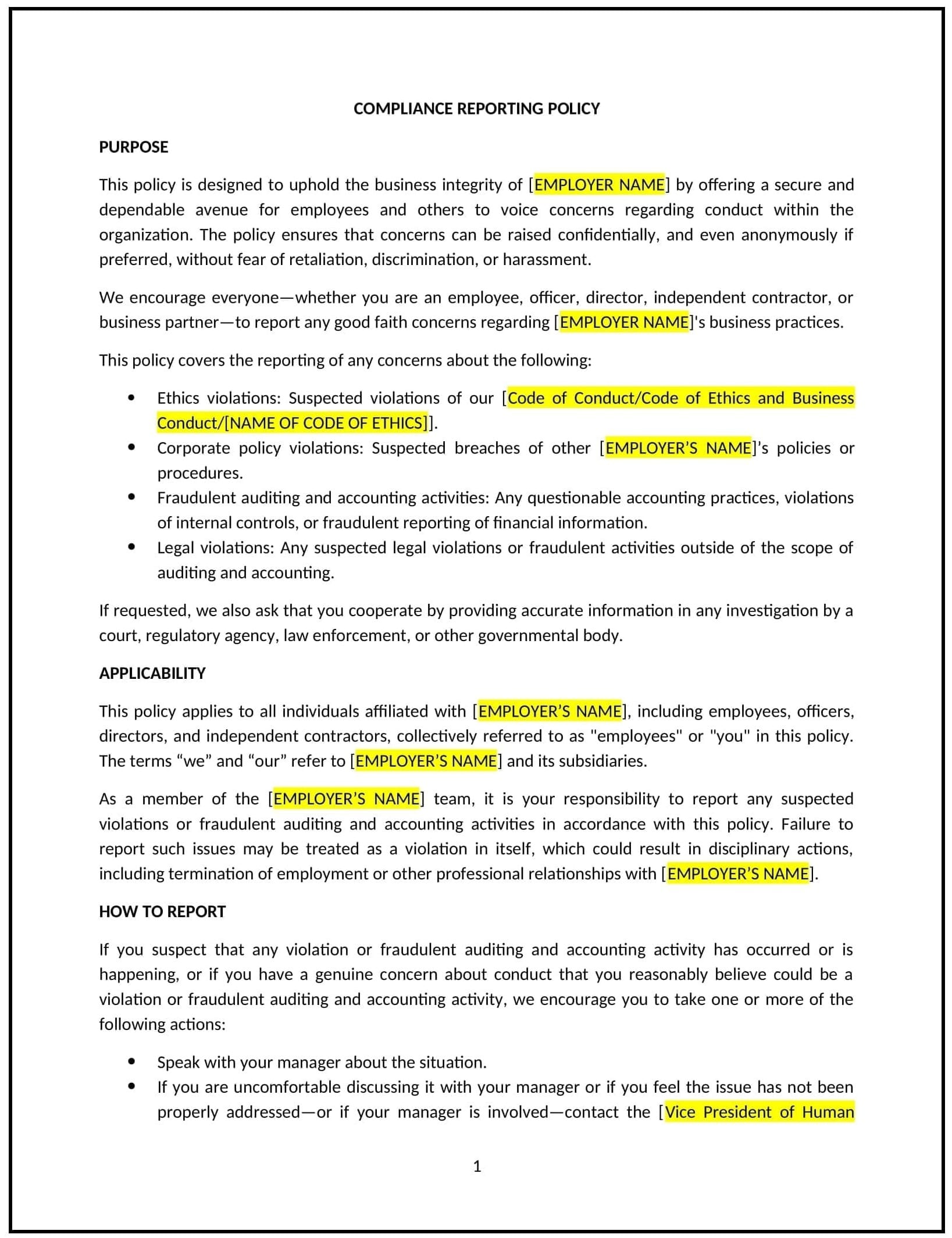 Compliance-Reporting-Policy--Texas--1-1-1