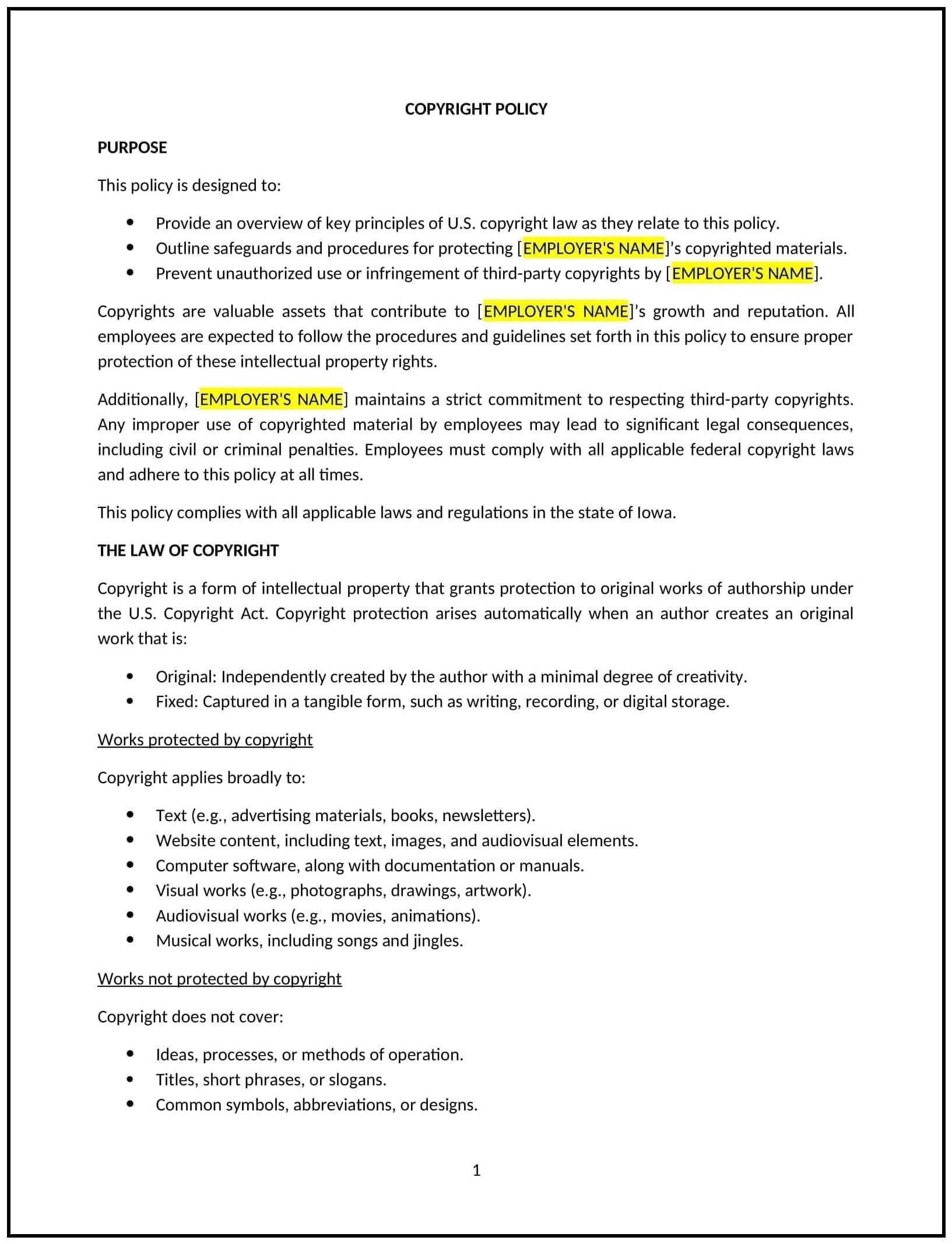 Copyright-Policy--Iowa--1-1-1