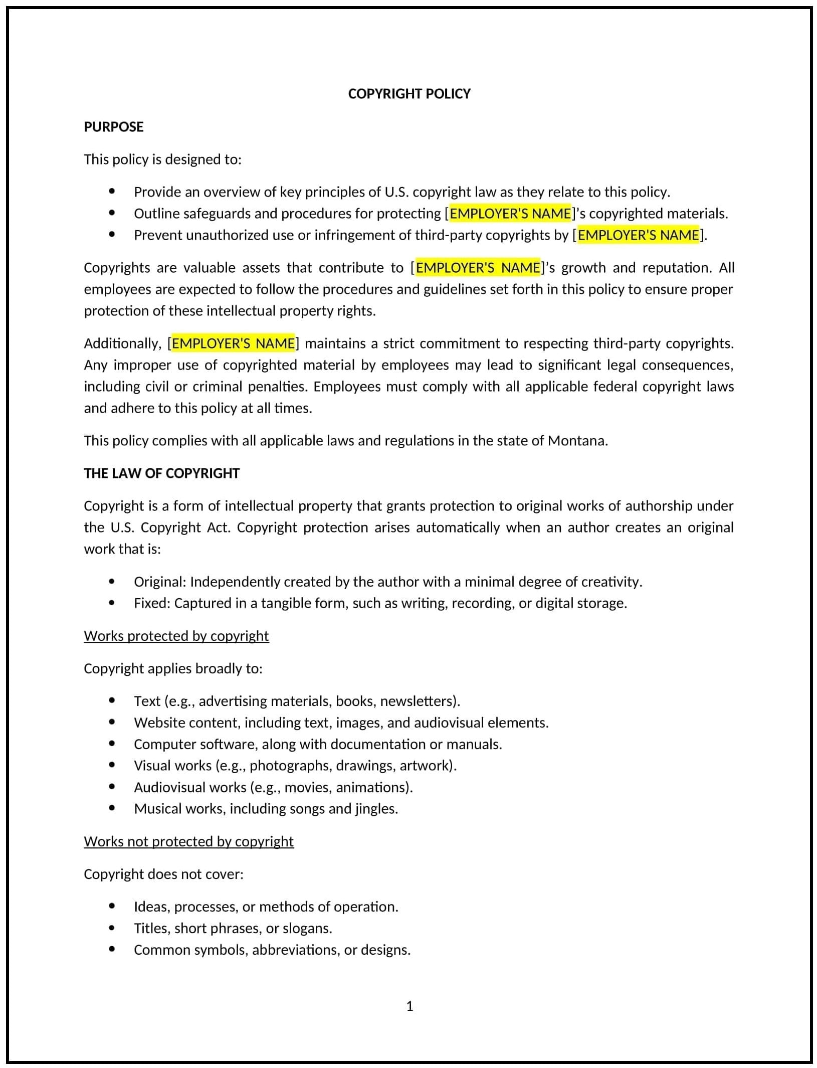 Copyright-Policy--Montana--1-1-1