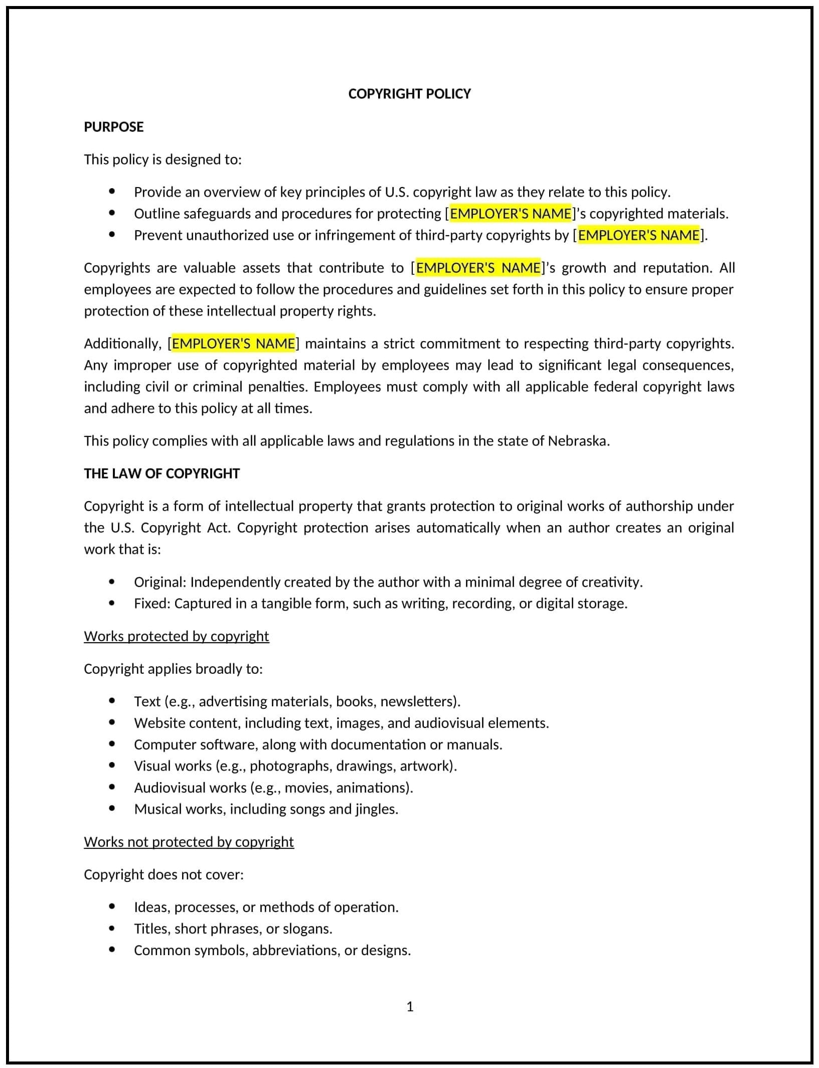 Copyright-Policy--Nebraska--1-1-1