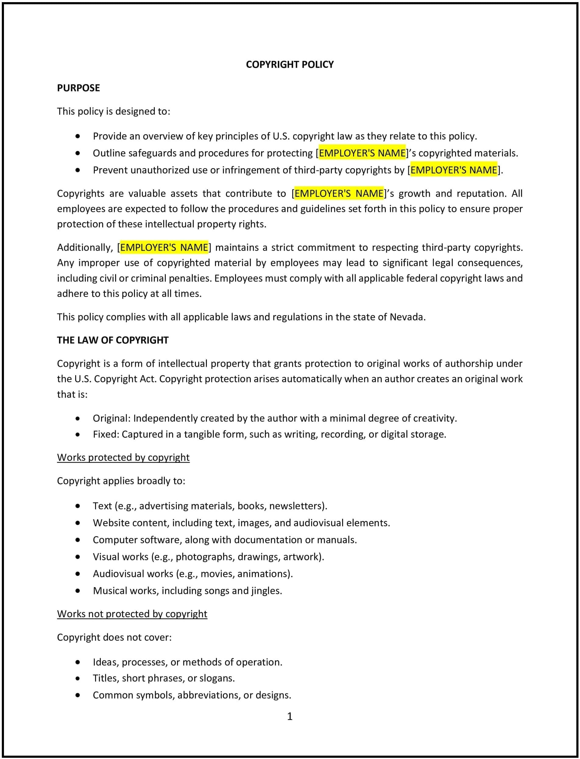 Copyright-Policy--Nevada--1-1