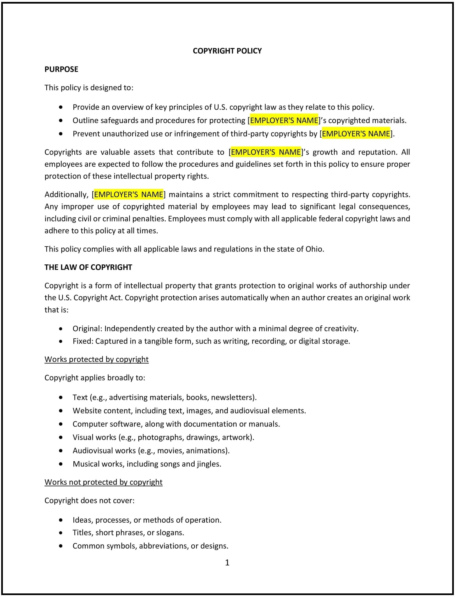 Copyright-Policy--Ohio--1-1
