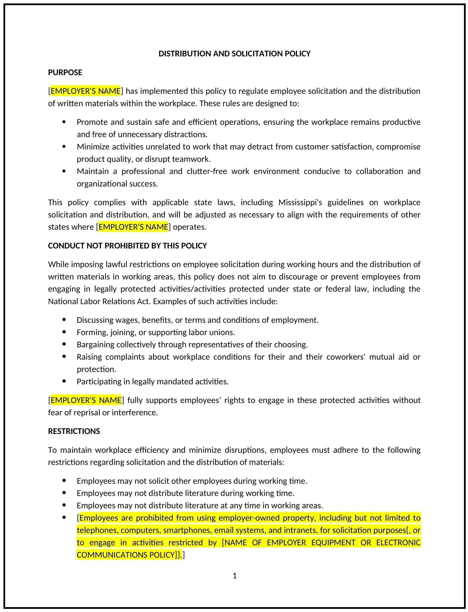 Distribution-and-Solicitation-Policy--Mississippi--1-1-1