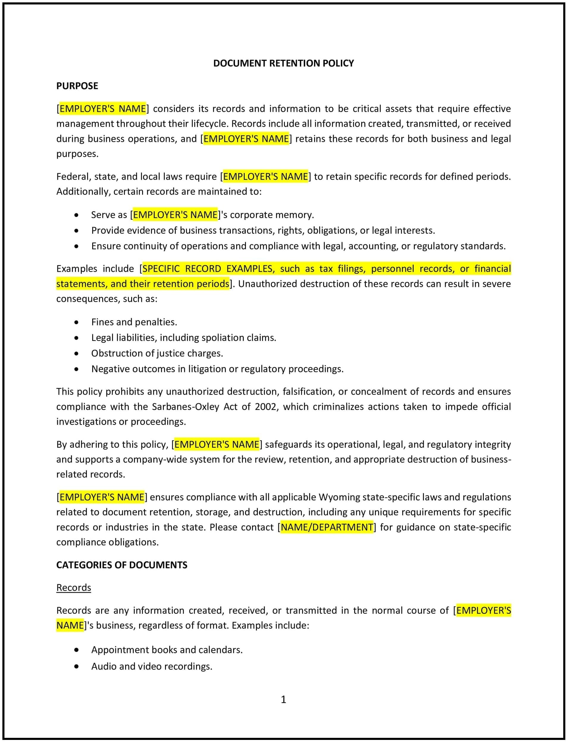 Document-Retention-Policy--Wyoming--1-1