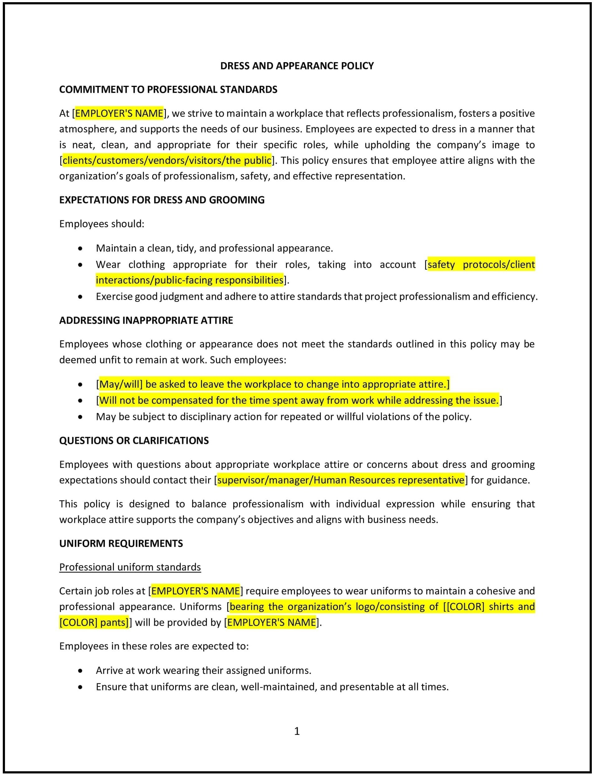 Dress-and-Appearance-Policy--New-Hampshire--1-1