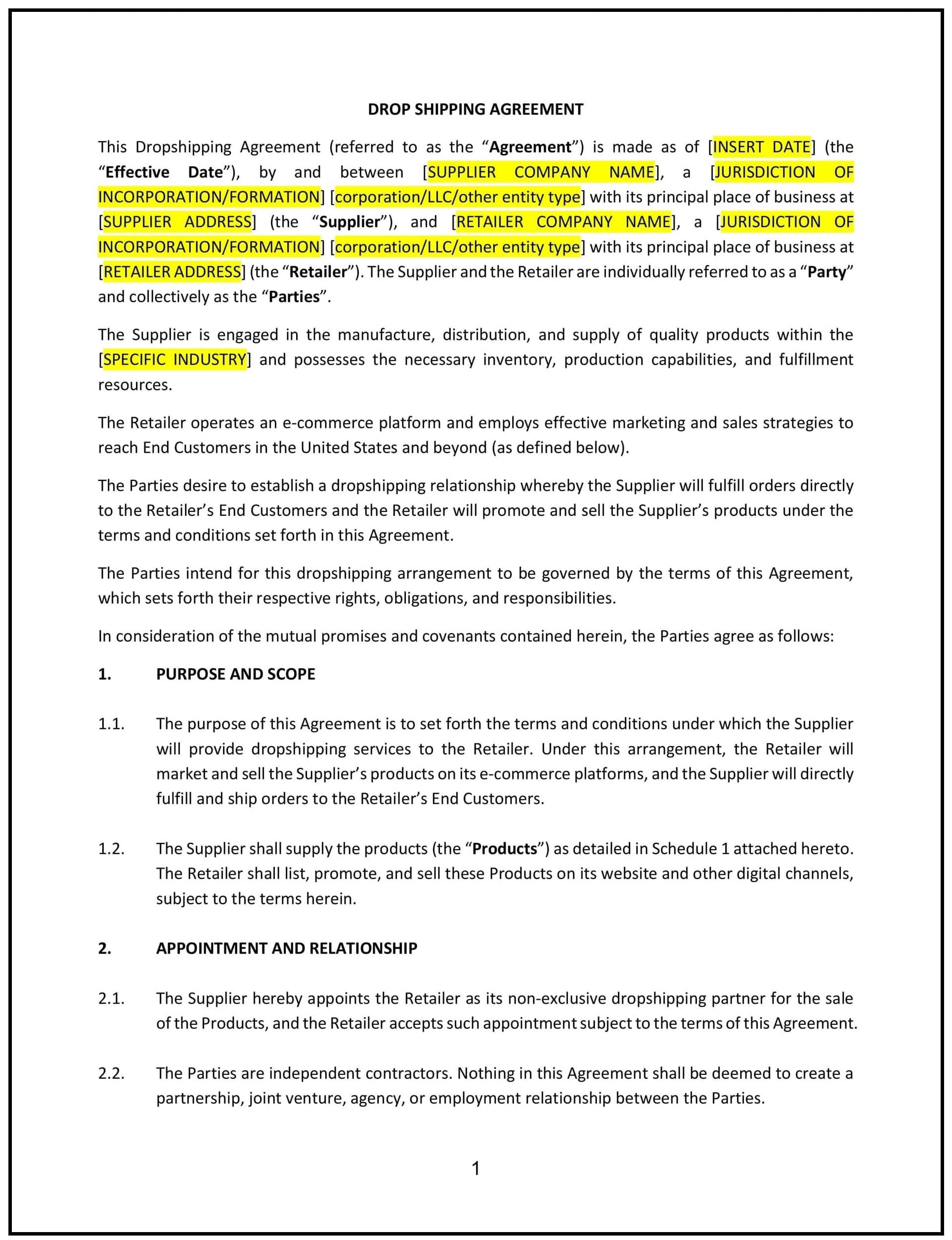 Drop-Shipping-Agreement--California--1-1