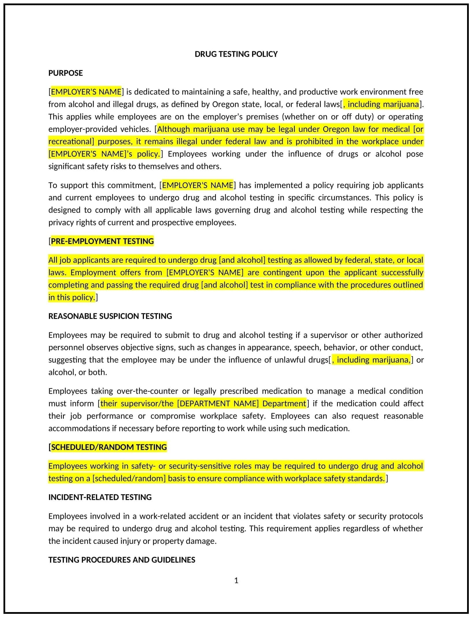 Drug-Testing-Policy--Oregon--1-1-1