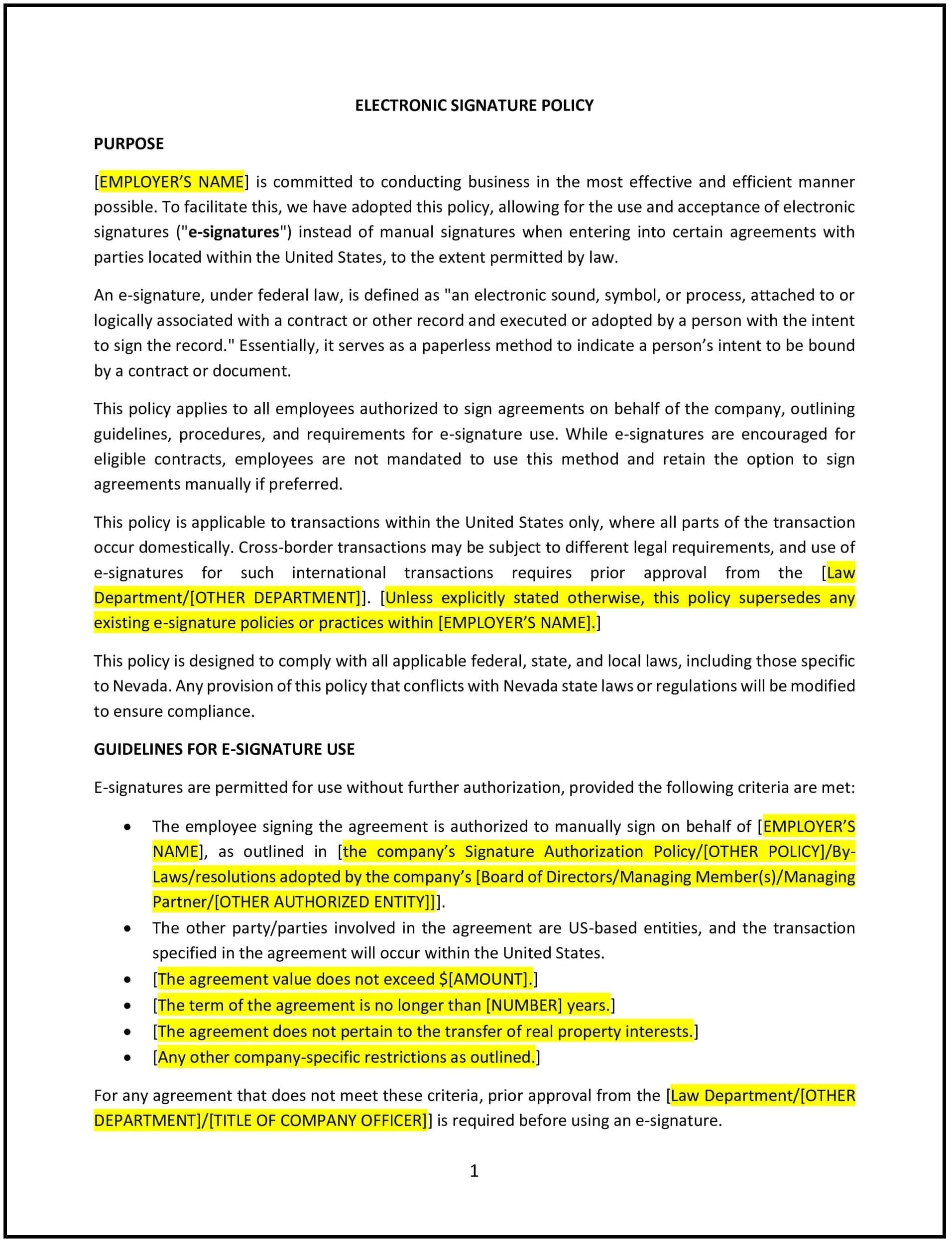 Electronic-Signature-Policy--Nevada--1-1