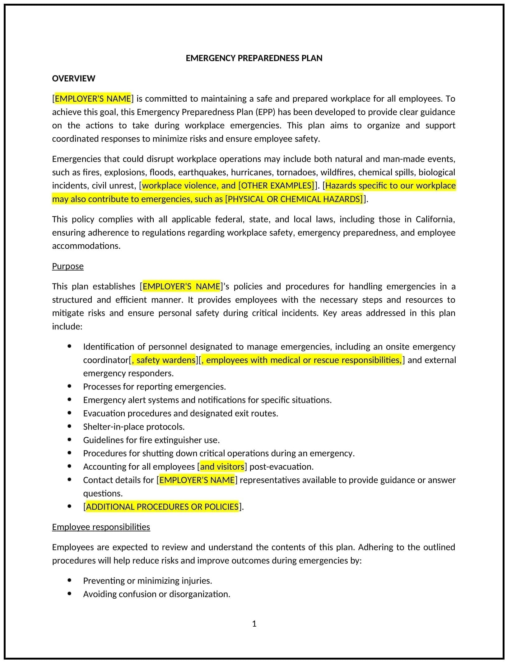 Emergency-Preparedness-Plan--California--1-1-1