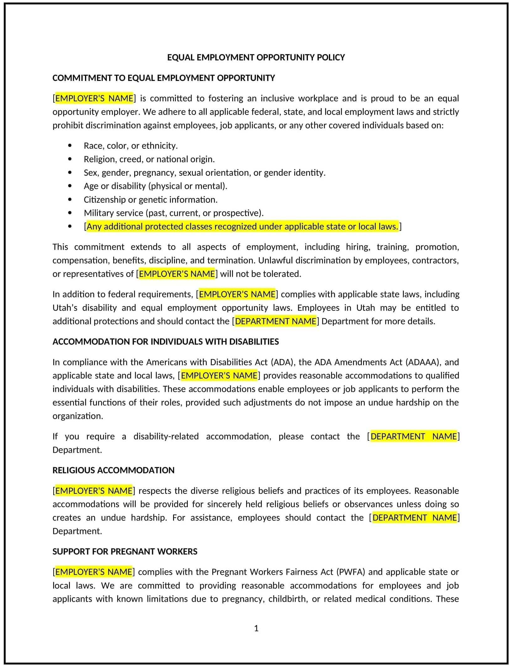 Equal-Employment-Opportunity-Policy--Utah--1-1-1