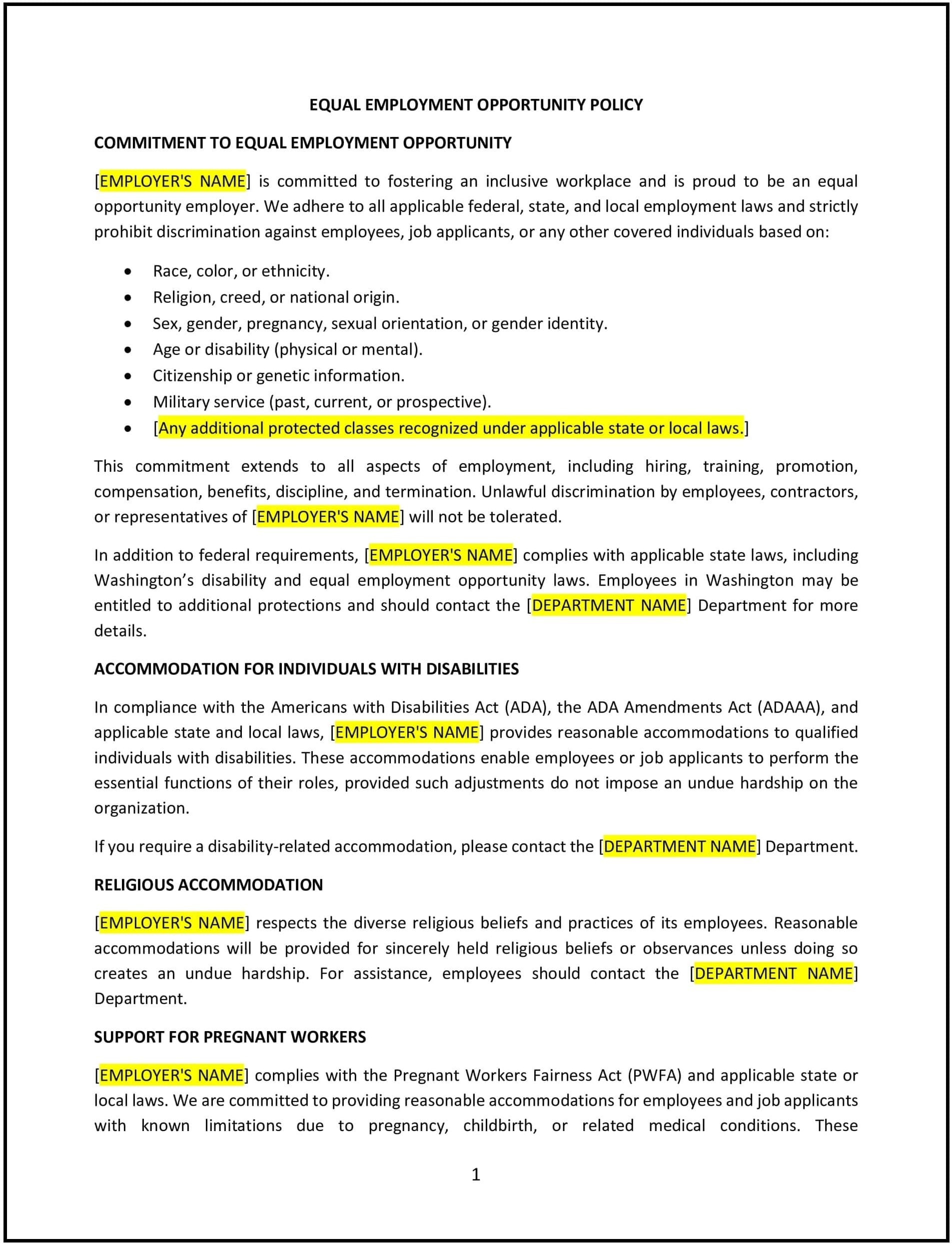 Equal-Employment-Opportunity-Policy--Washington--1-1