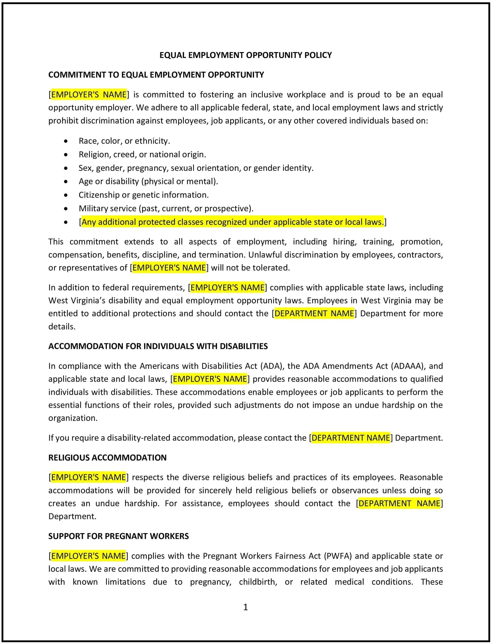 Equal-Employment-Opportunity-Policy--West-Virginia--1-1