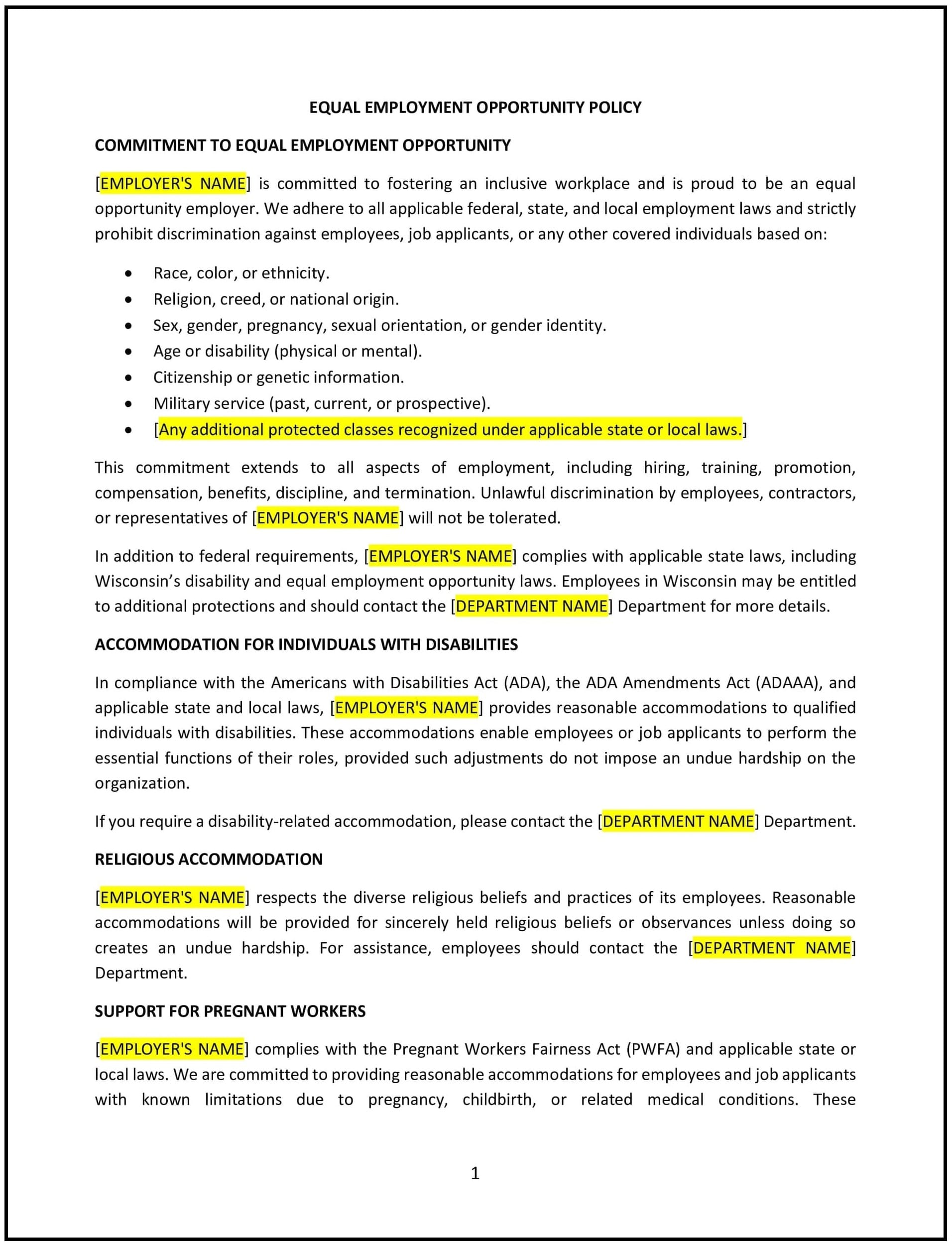 Equal-Employment-Opportunity-Policy--Wisconsin--1-1