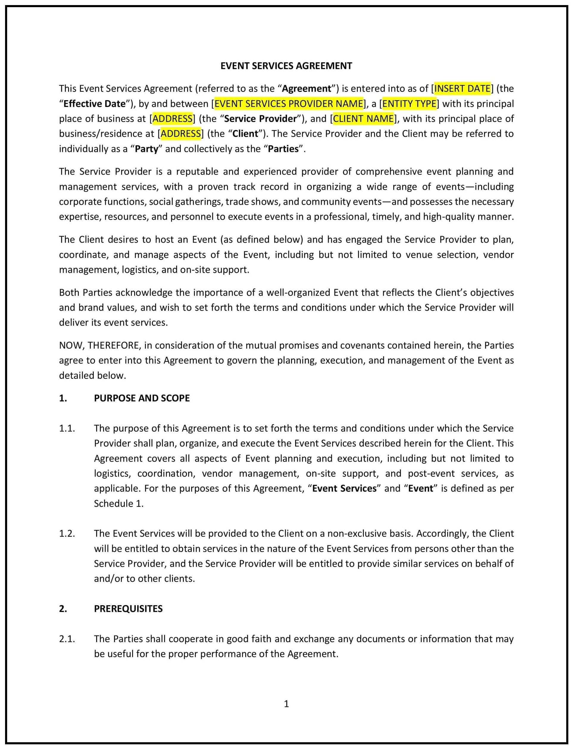 Event-Services-Agreement--Vermont--1-1