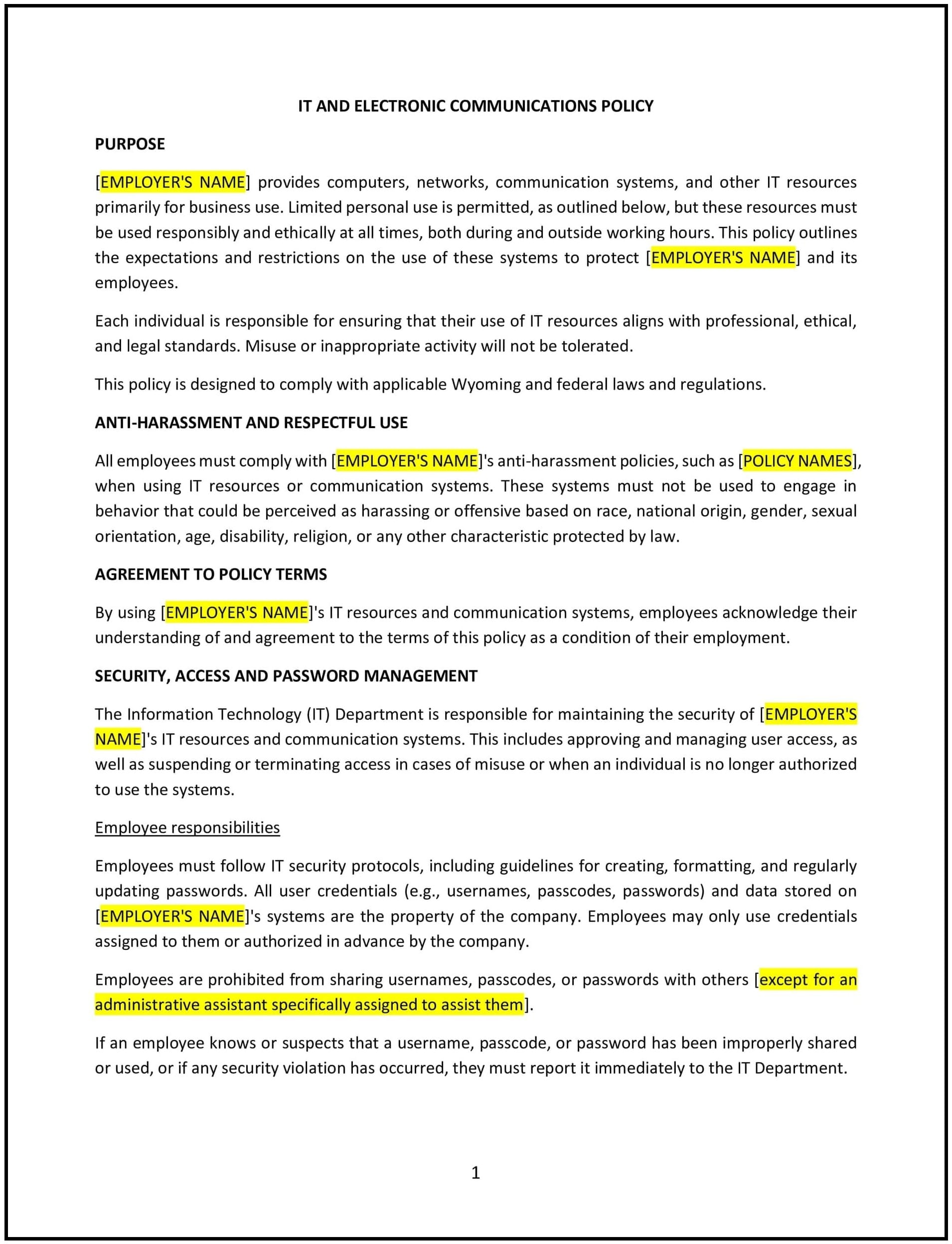 IT-and-Electronics-Communications-Policy--Wyoming--1-1