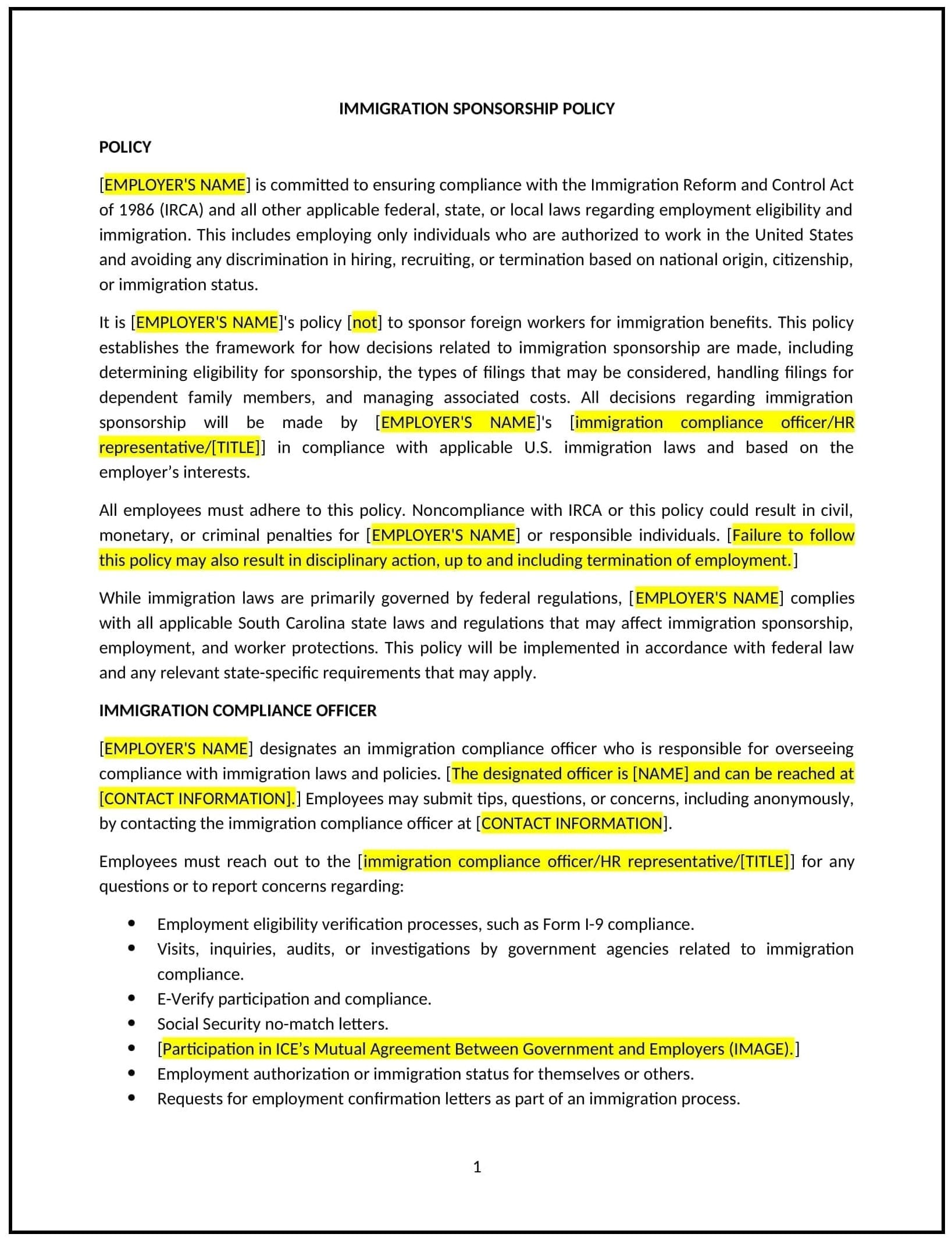 Immigration-Sponsorship-Policy--South-Carolina--1-1-1