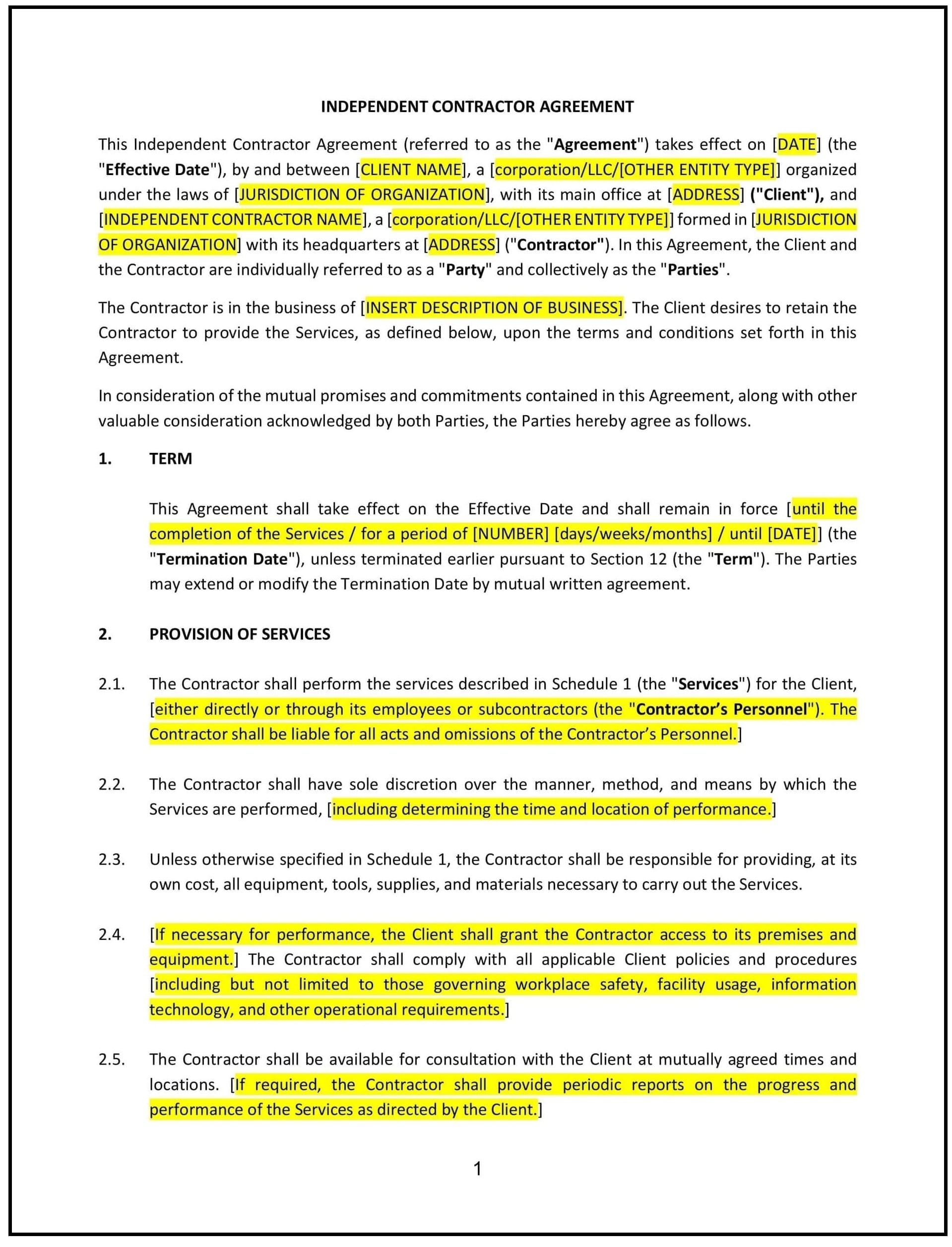 Independent-Contractor-Agreement--California--1-1-1