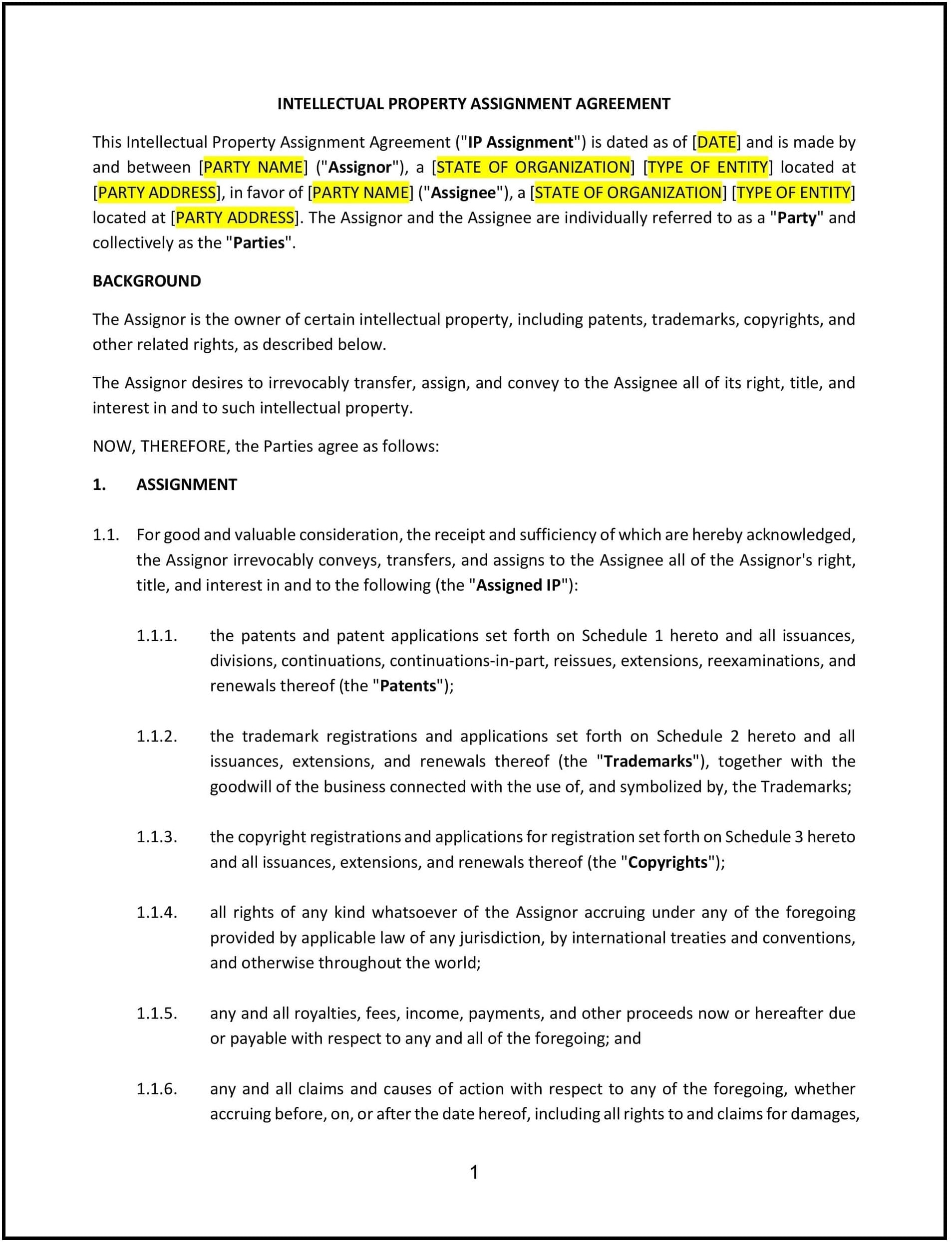 Intellectual-Property-Assignment-Agreement--New-York--1-1