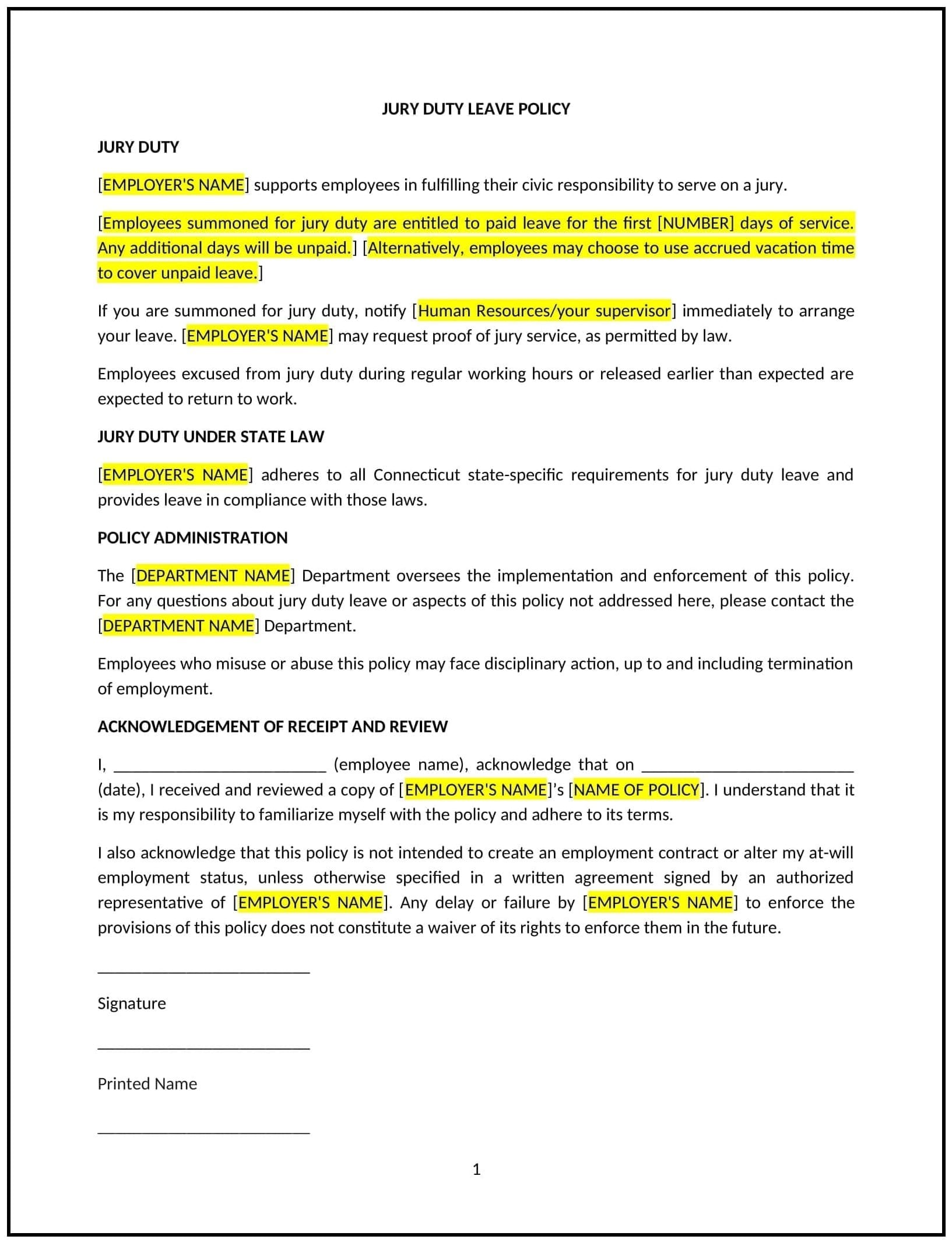 Jury-Duty-Leave-Policy--Connecticut--1-1-1