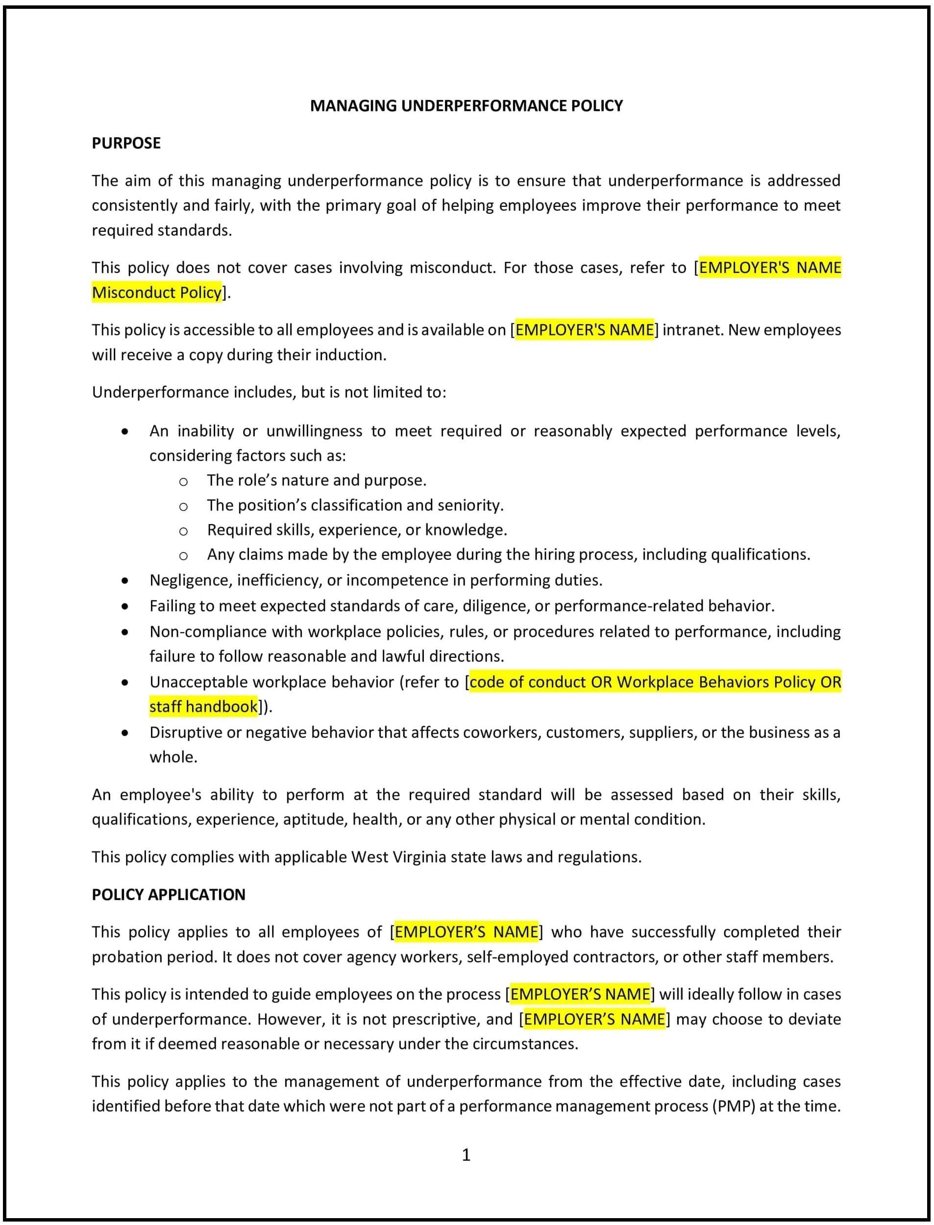 Managing-Underperformance-Policy--West-Virginia--1-1
