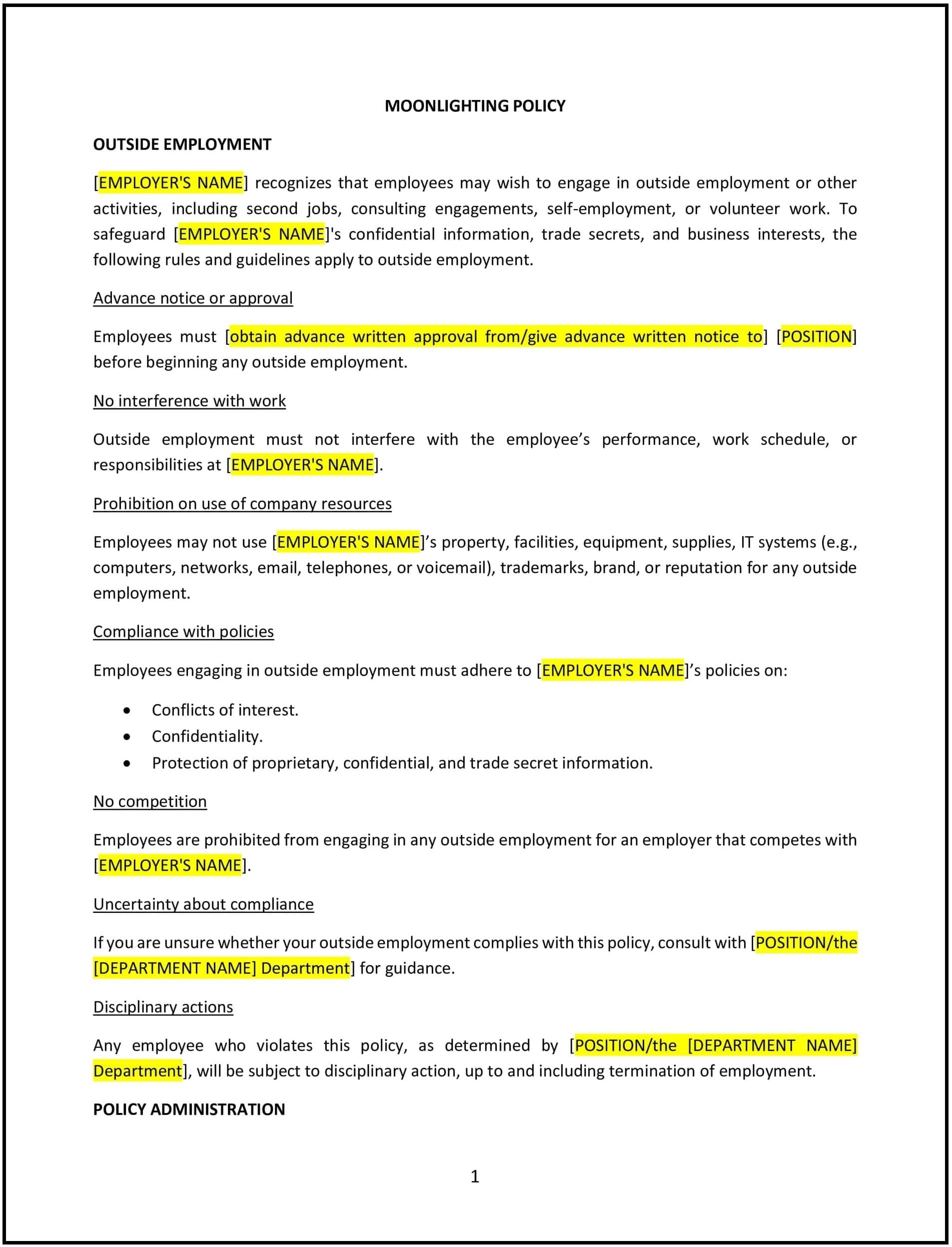 Moonlighting-Policy--New-Hampshire--1-1