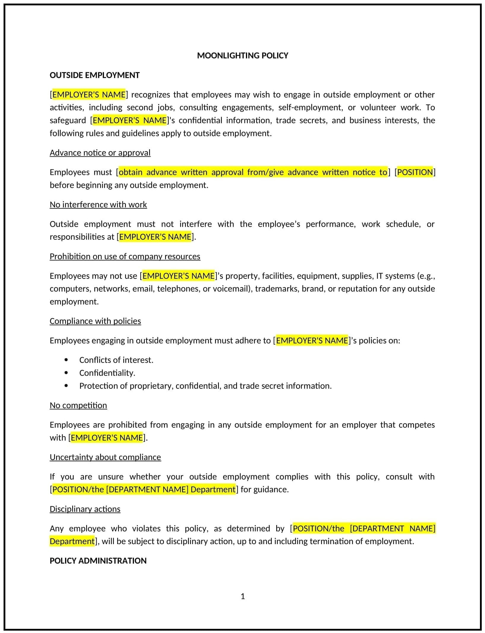 Moonlighting-Policy--New-Mexico--1-1-1