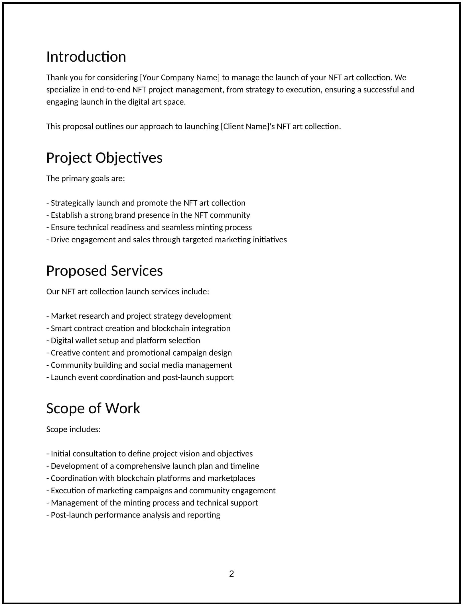 NFT-ART-COLLECTION-LAUNCH-PROPOSAL-1-1