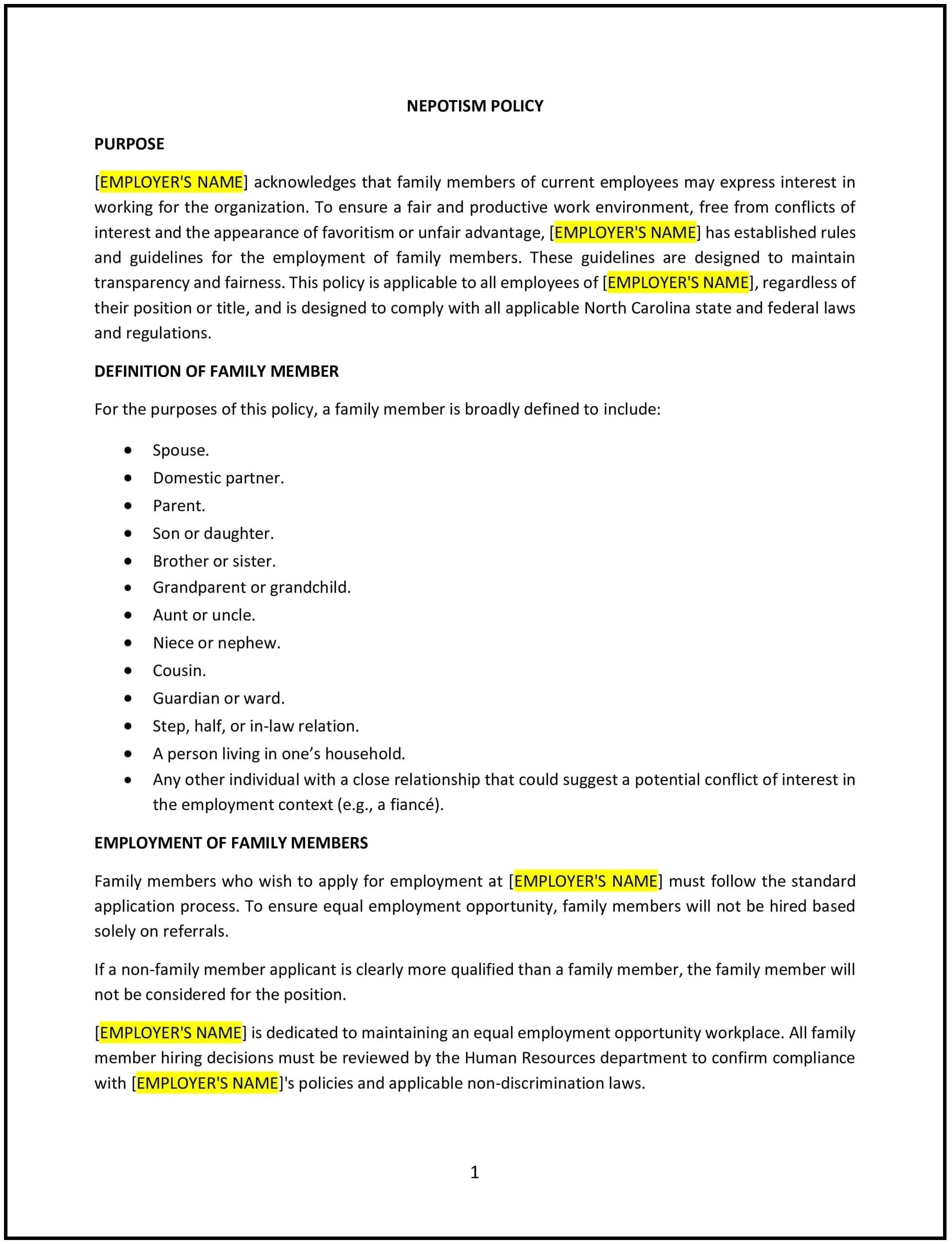 Nepotism-Policy--North-Carolina--1-1