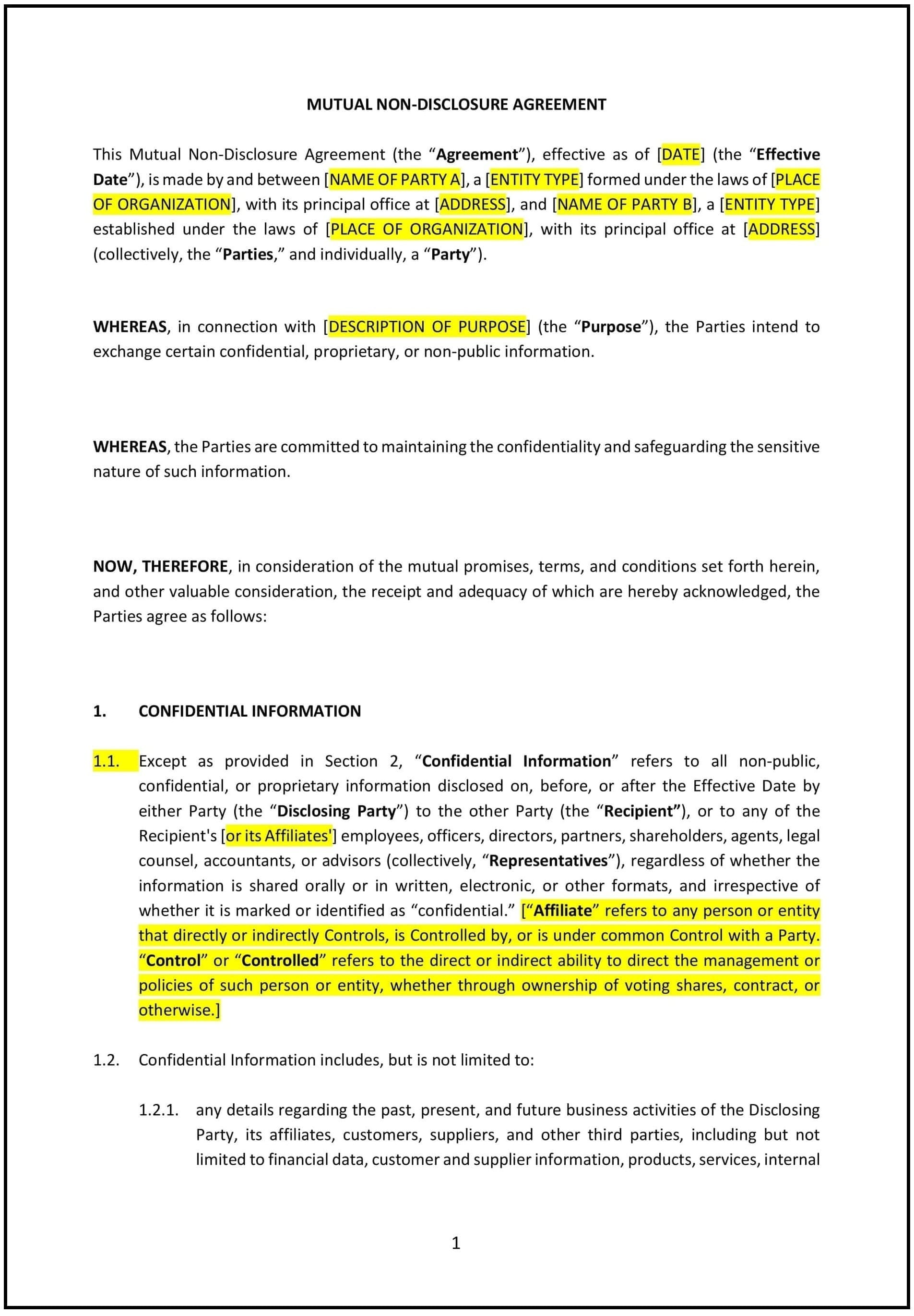 Non-Disclosure-Agreement--Mutual---Georgia--1-1-1