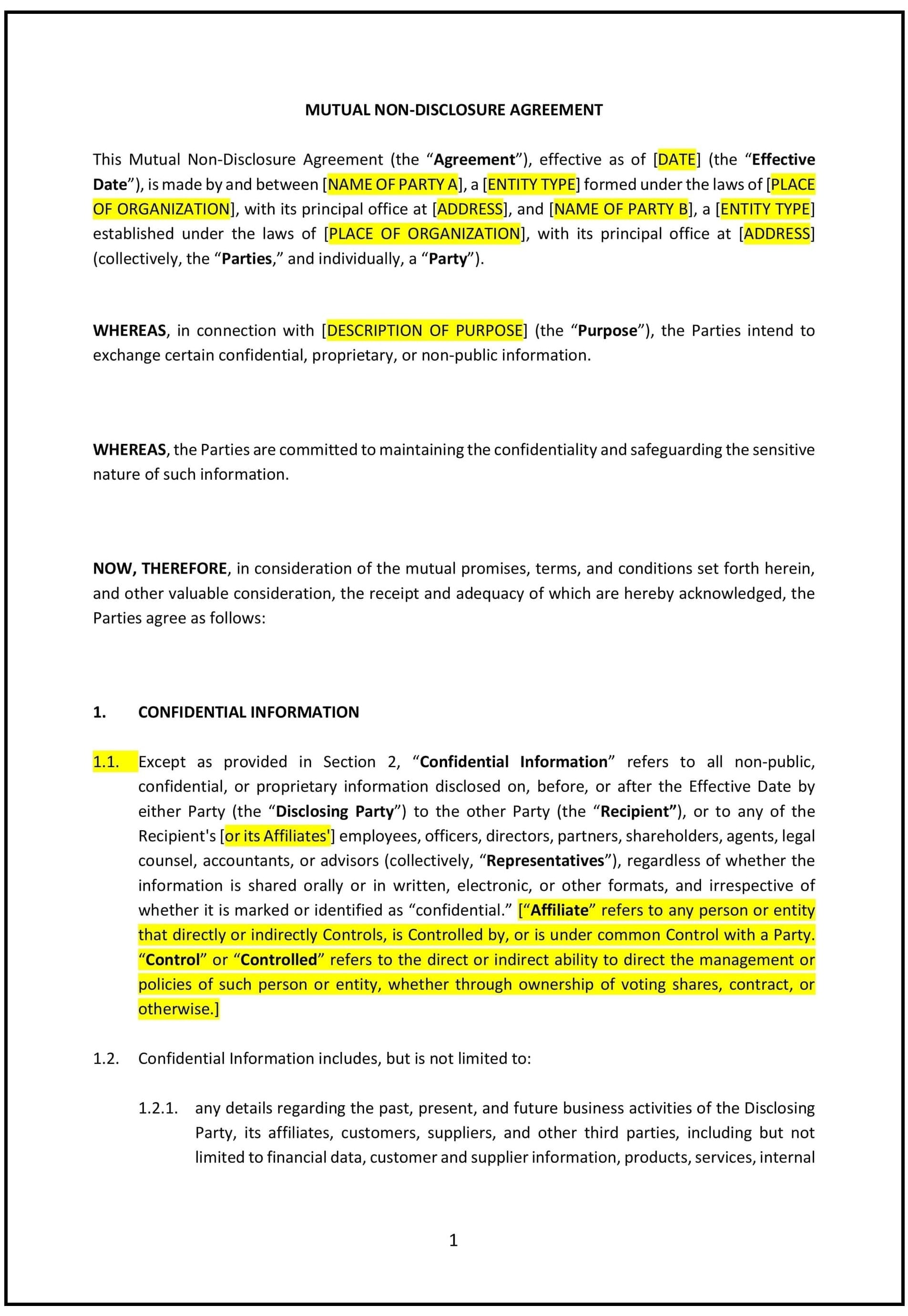 Non-Disclosure-Agreement--Mutual---New-Hampshire--1-1