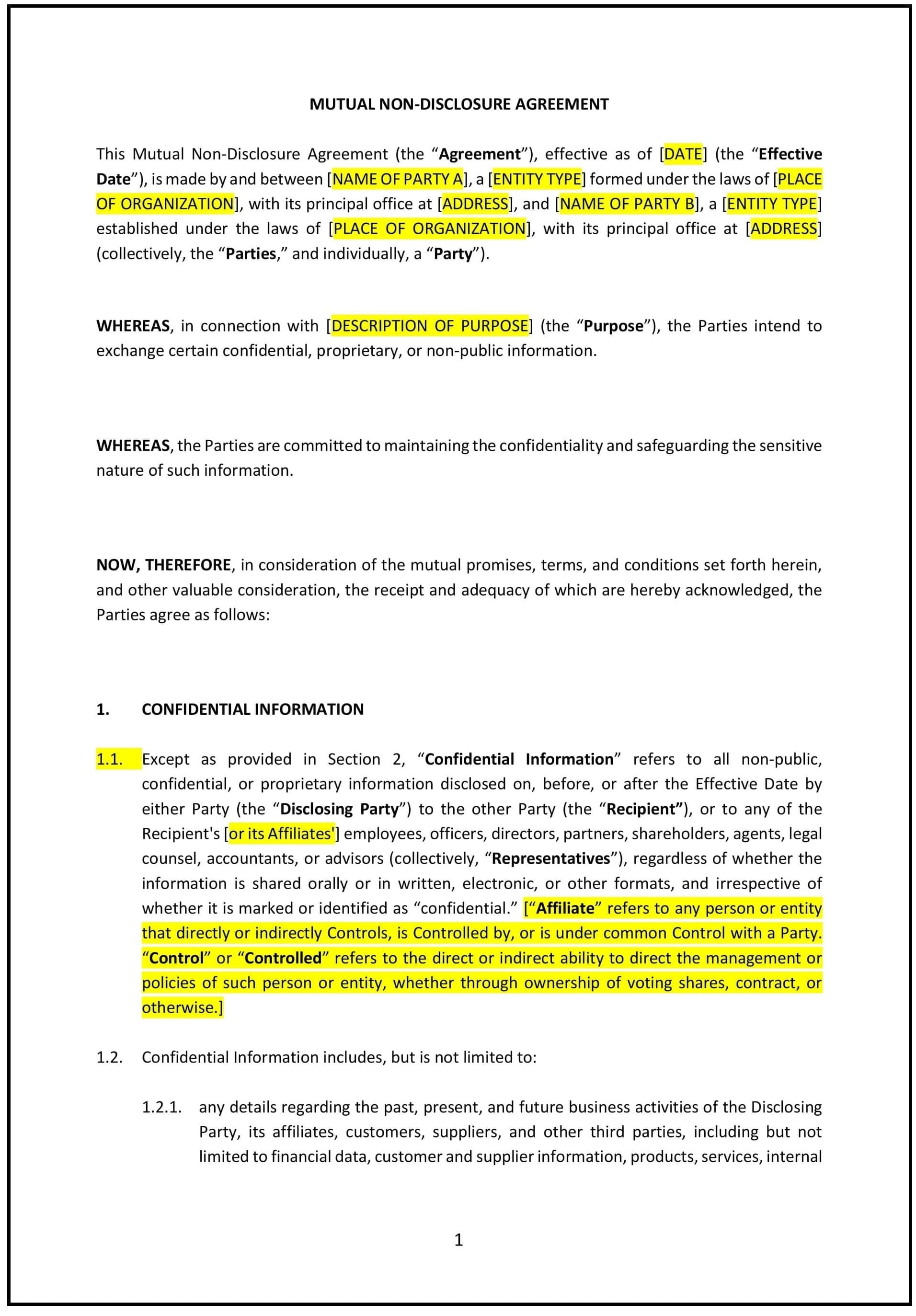 Non-Disclosure-Agreement--Mutual---New-Jersey--1-1