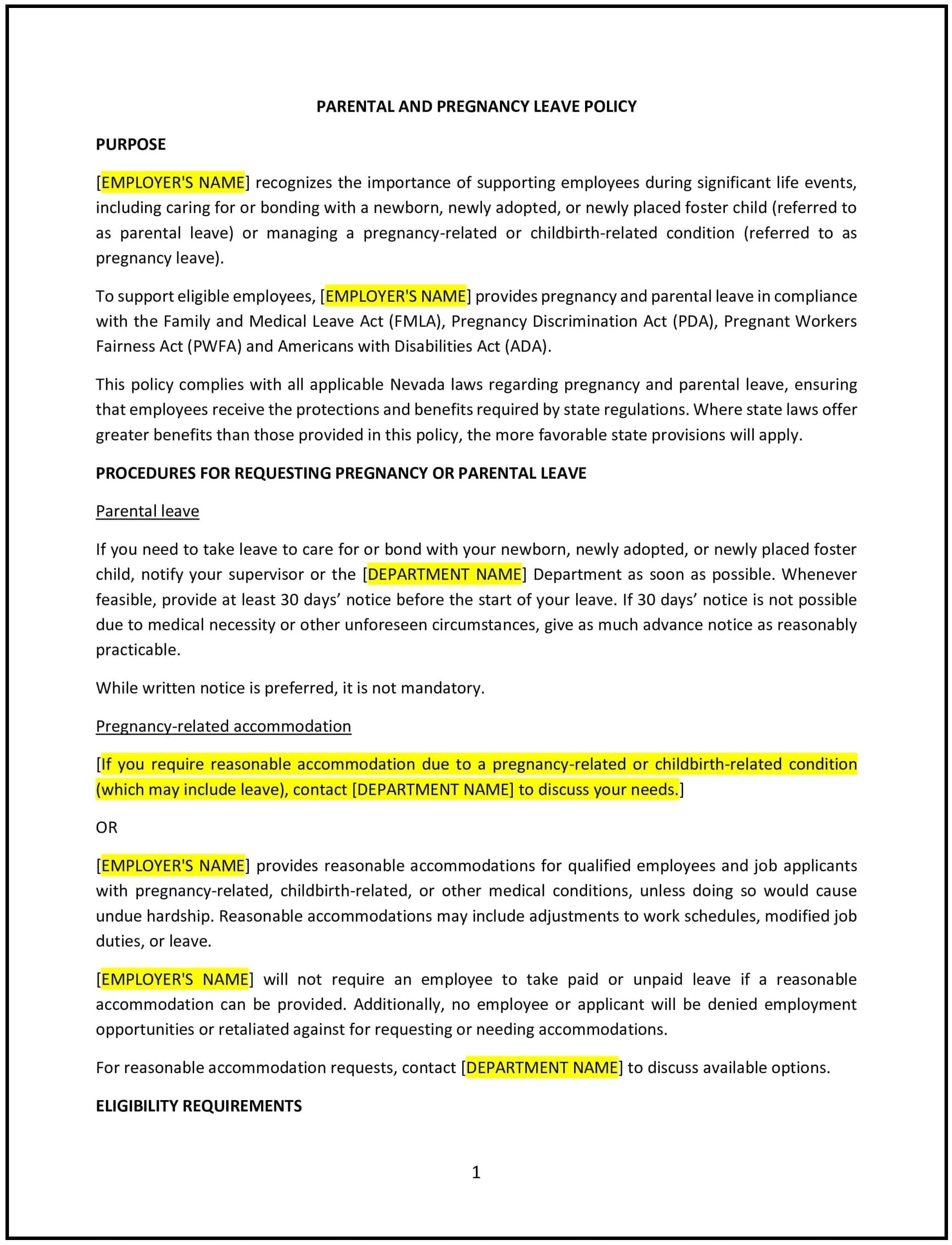 Parental-and-Pregnancy-Leave-Policy--Nevada--1-1