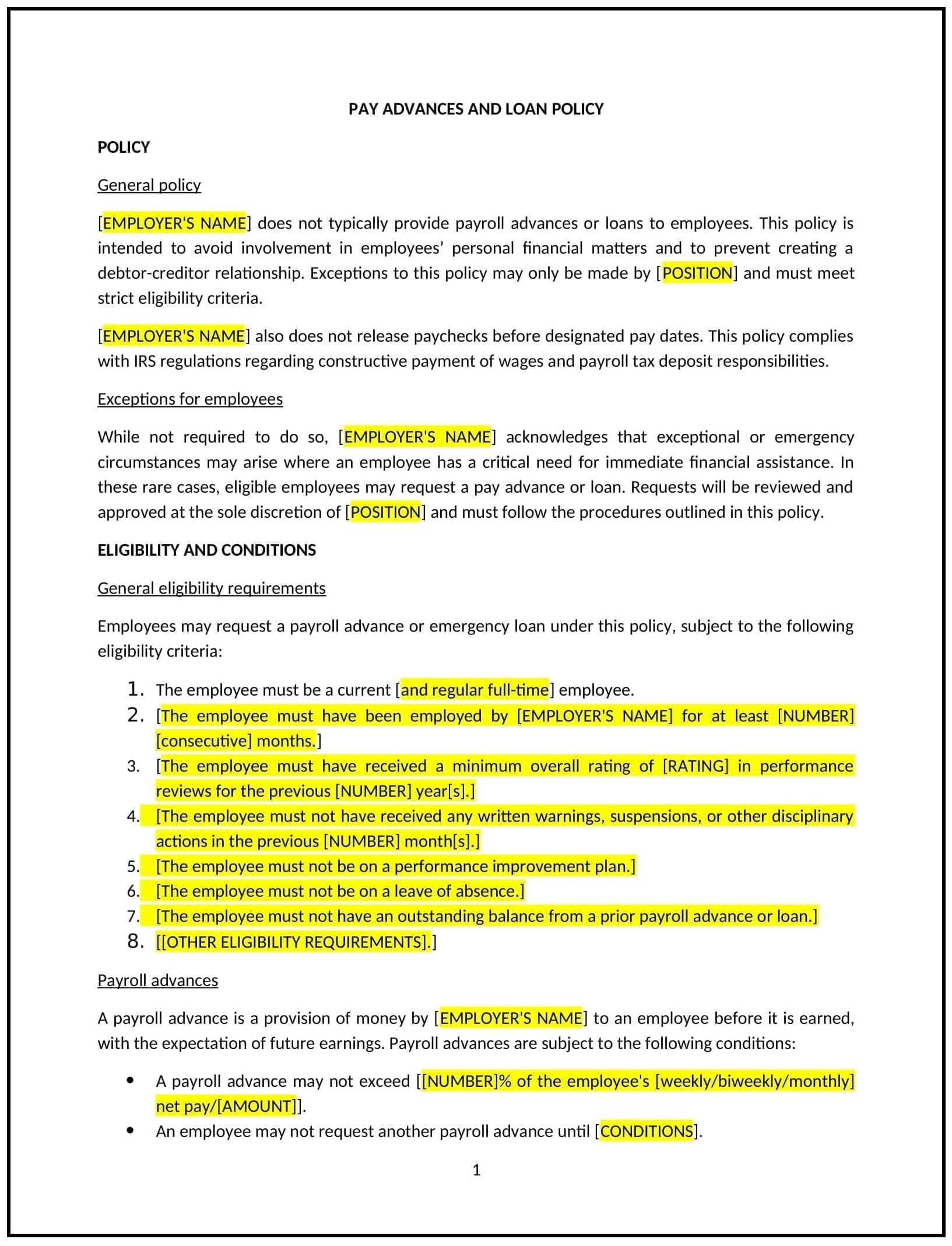 Pay-Advances-and-Loan-Policy--Louisiana--1-1-1