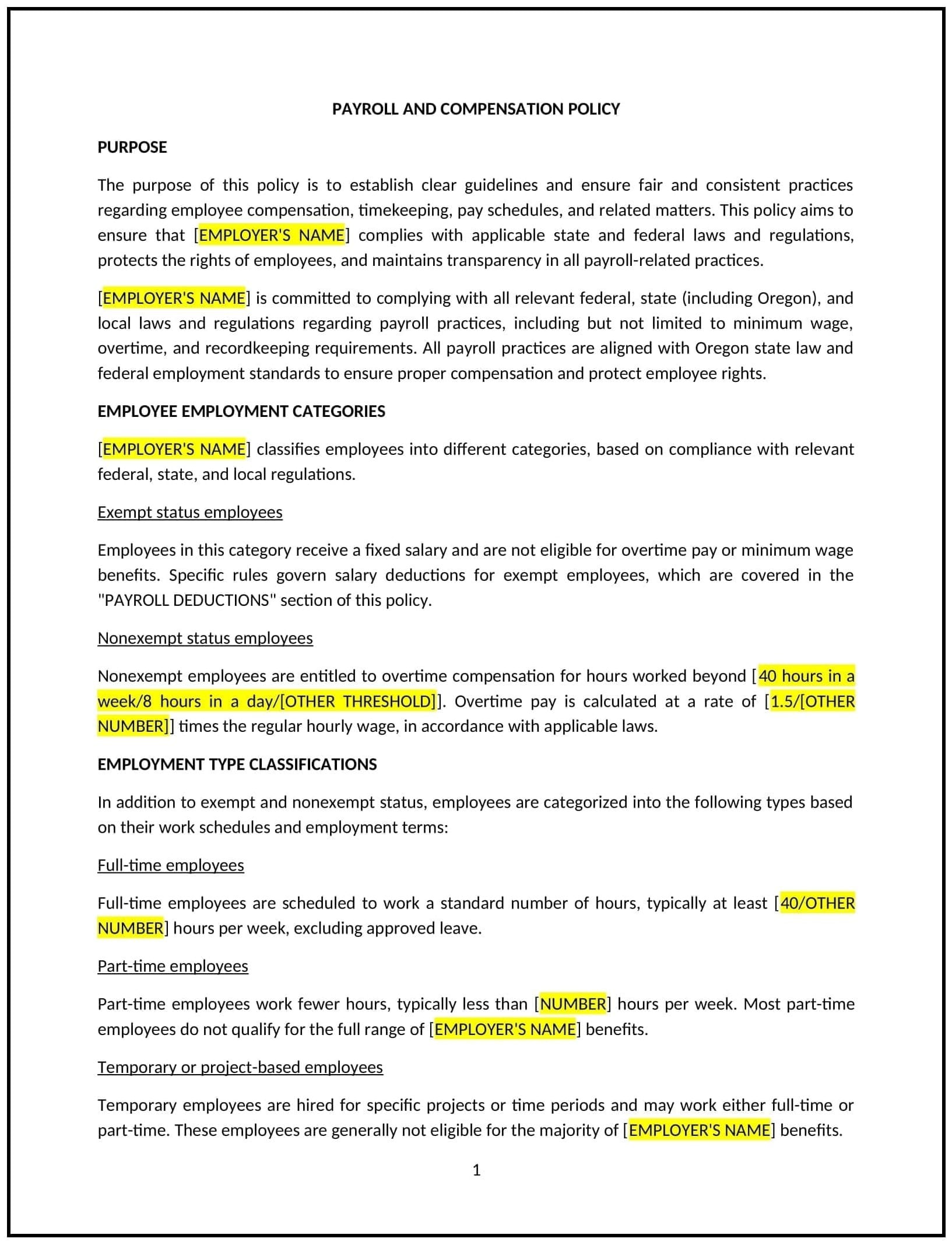Payroll-and-Compensation-Policy--Oregon--1-1-1