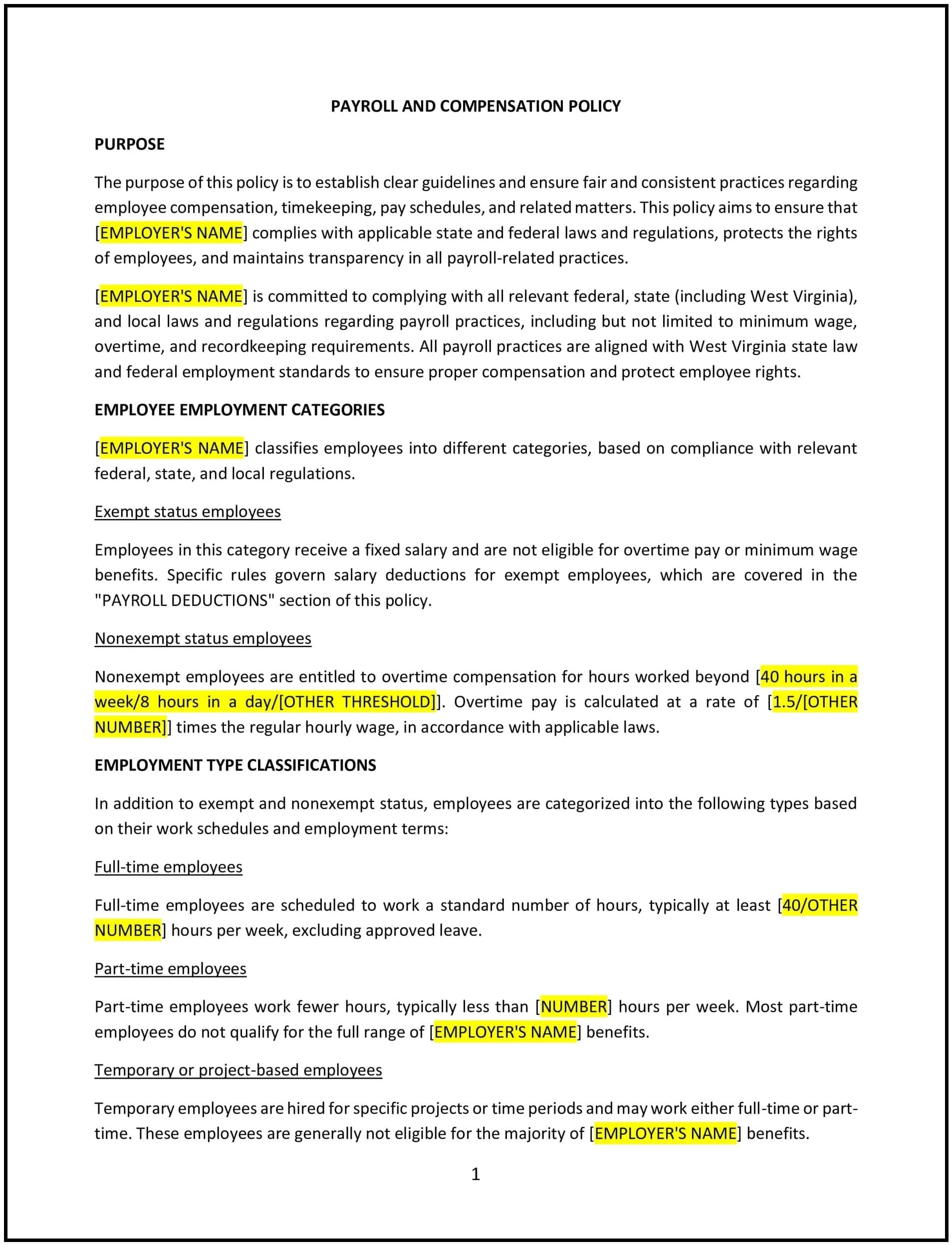 Payroll-and-Compensation-Policy--West-Virginia--1-1