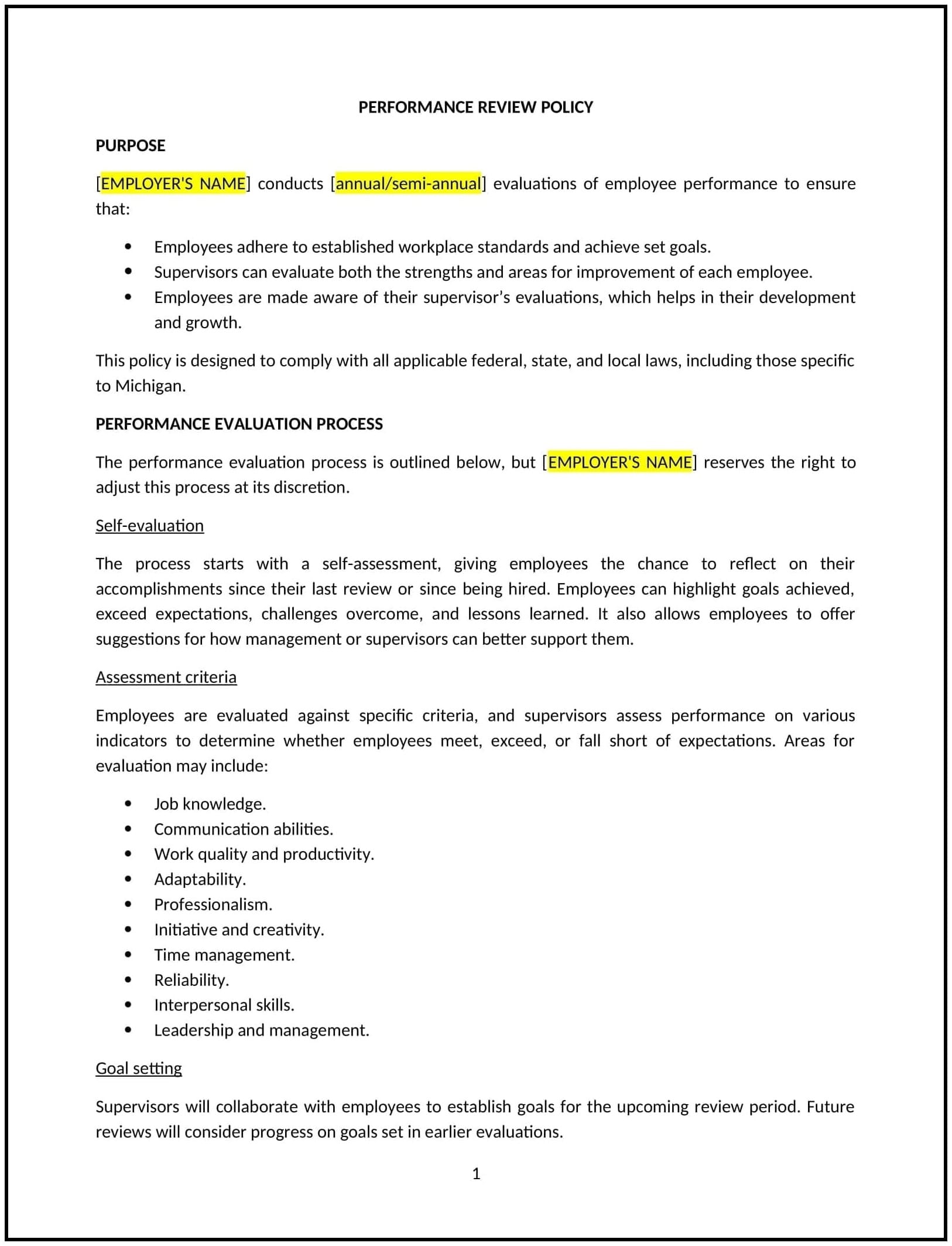 Performance-Review-Policy--Michigan--1-1-1