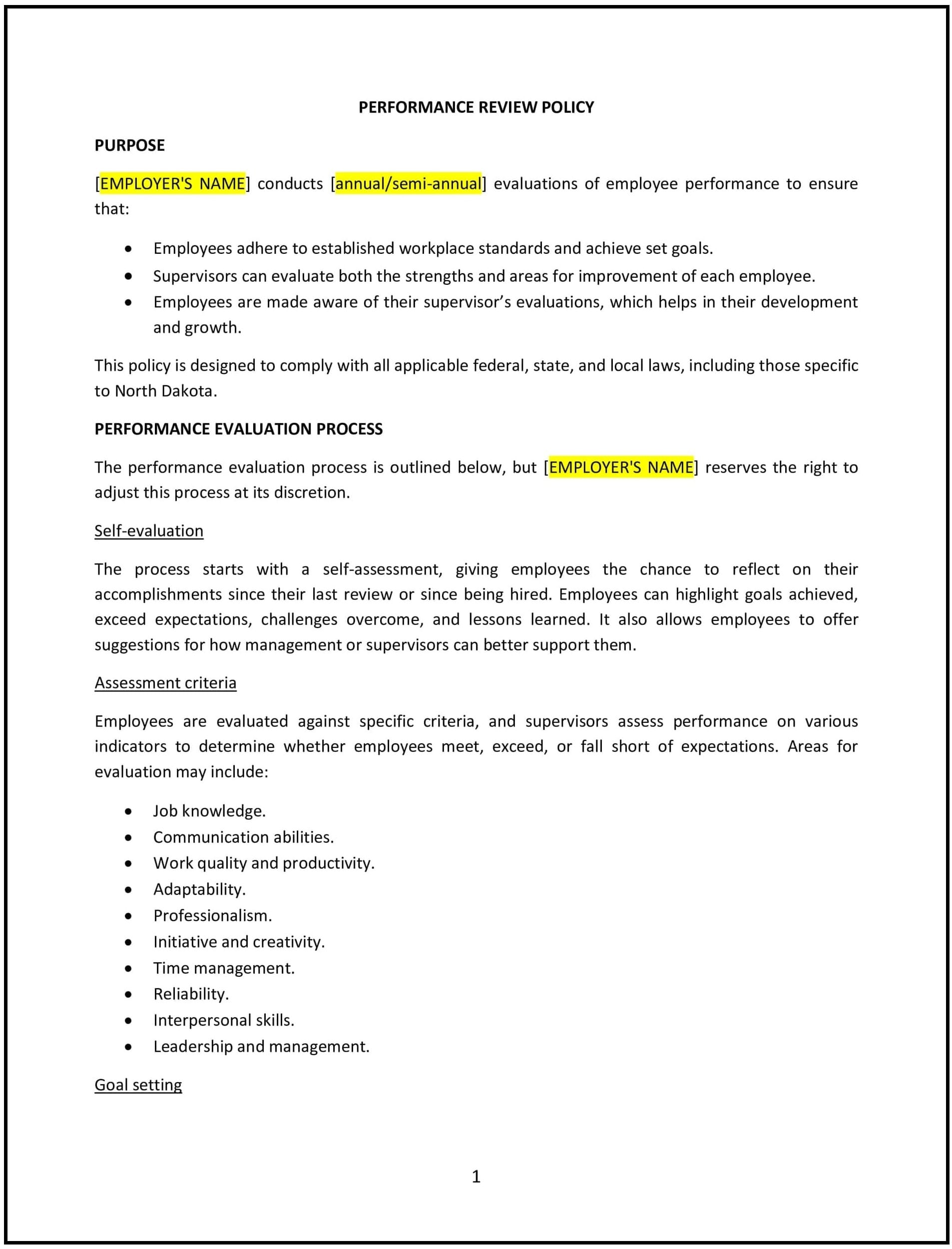 Performance-Review-Policy--North-Dakota--1-1