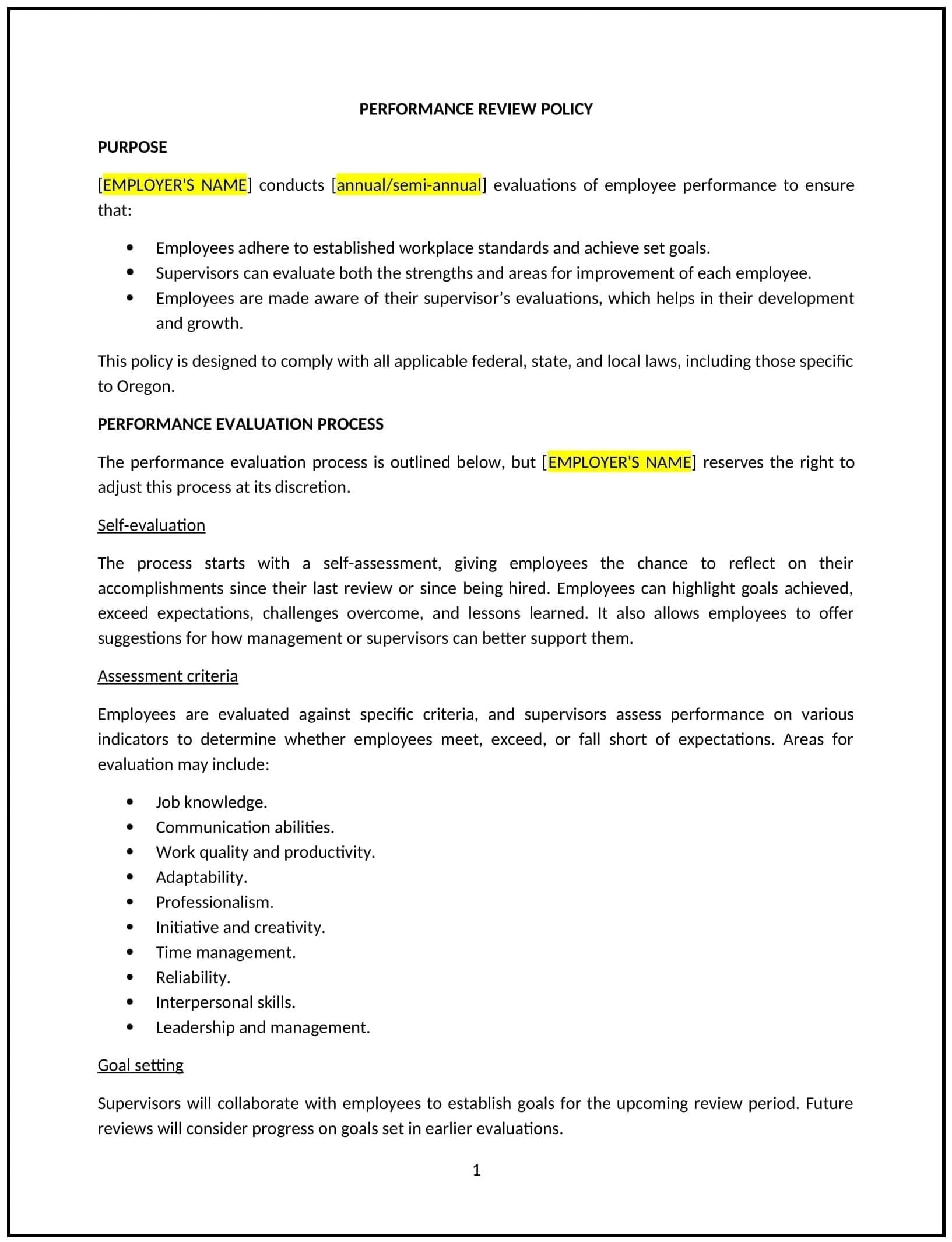 Performance-Review-Policy--Oregon--1-1-1