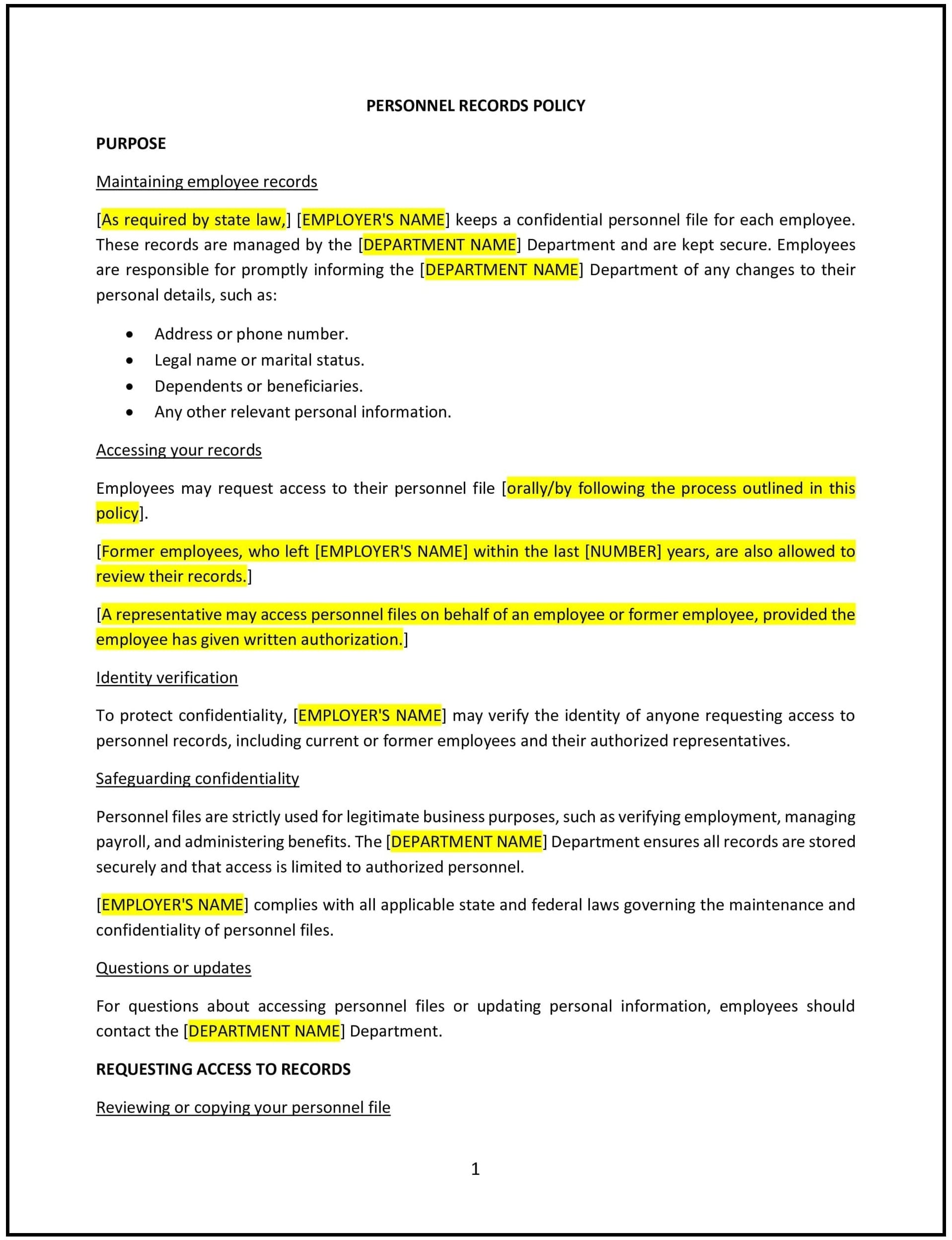 Personnel-Records-Policy--New-Hampshire--1-1