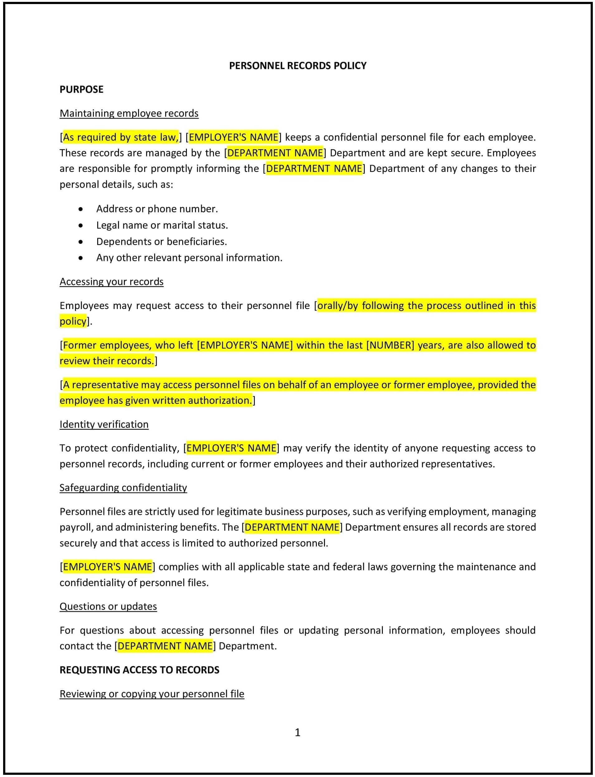 Personnel-Records-Policy--Virginia--1-1